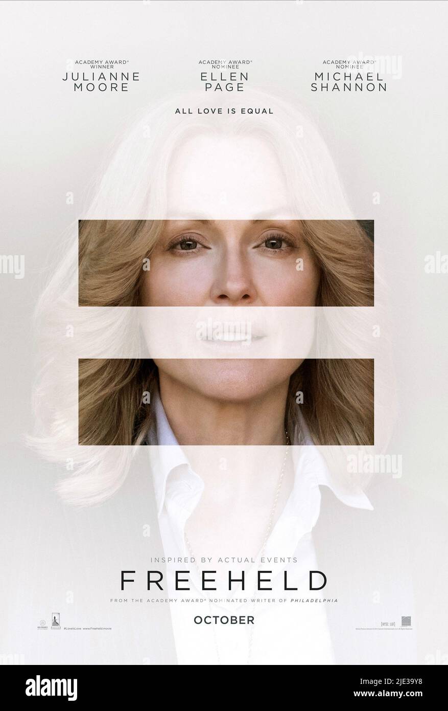 JULIANNE MOORE POSTER, FREEHELD, 2015 Stockfoto