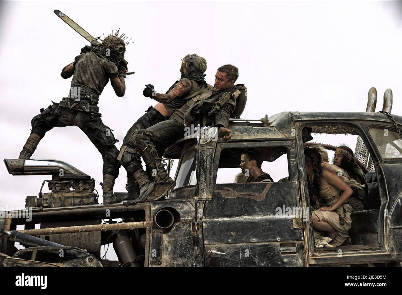HARDY, THERON, EATON, MAD MAX: FURY ROAD, 2015 Stockfoto