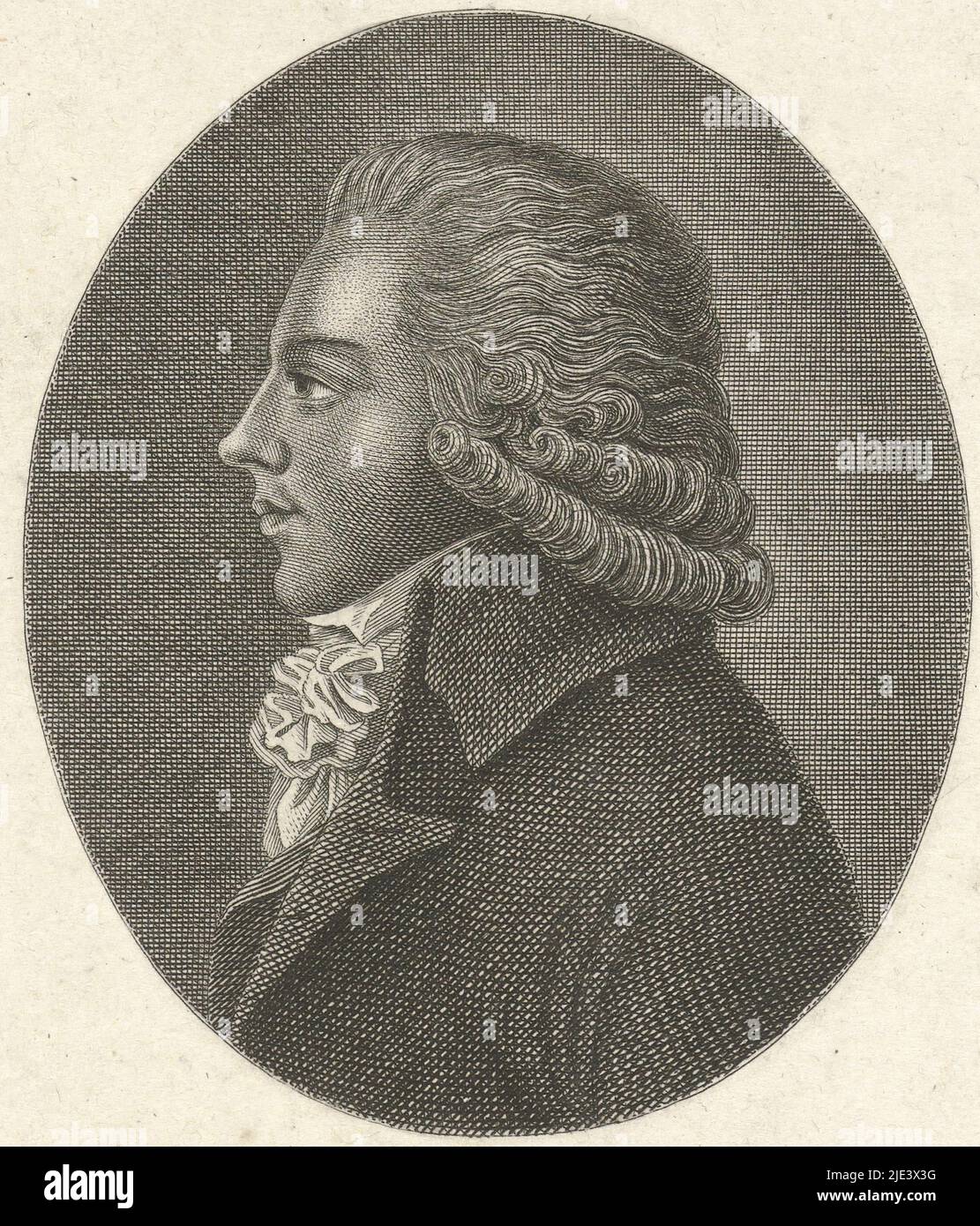 Porträt von Charles Maurice Talleyrand-Périgord, Jacob Ernst Marcus, 1812 - 1814, Porträt des französischen Politikers Charles Maurice, Herzog von Talleyrand-Périgord., Druckerei: Jacob Ernst Marcus, (auf Objekt erwähnt), Amsterdam, 1812 - 1814, Papier, Radierung, Gravur, H 250 mm - B 143 mm Stockfoto