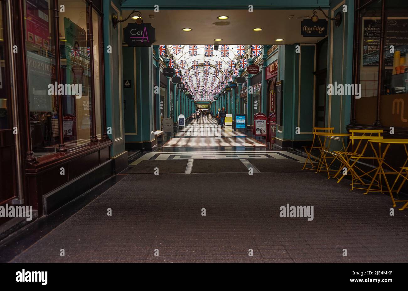Irmingham, Großbritannien - Great Western Arcade, Einkaufsgalerie Stockfoto