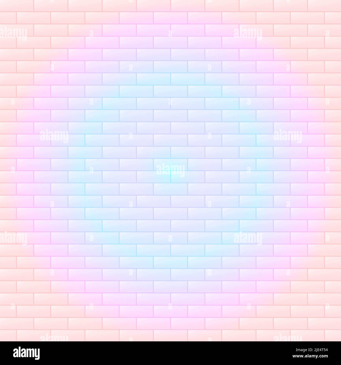 Abstrakt Hintergrund rainbow ray texturierte Backstein Wandpapier Kunst Grafik Design Tapete Rahmen Vorlage Hintergrund Muster nahtlose Vektor Illustration Stock Vektor