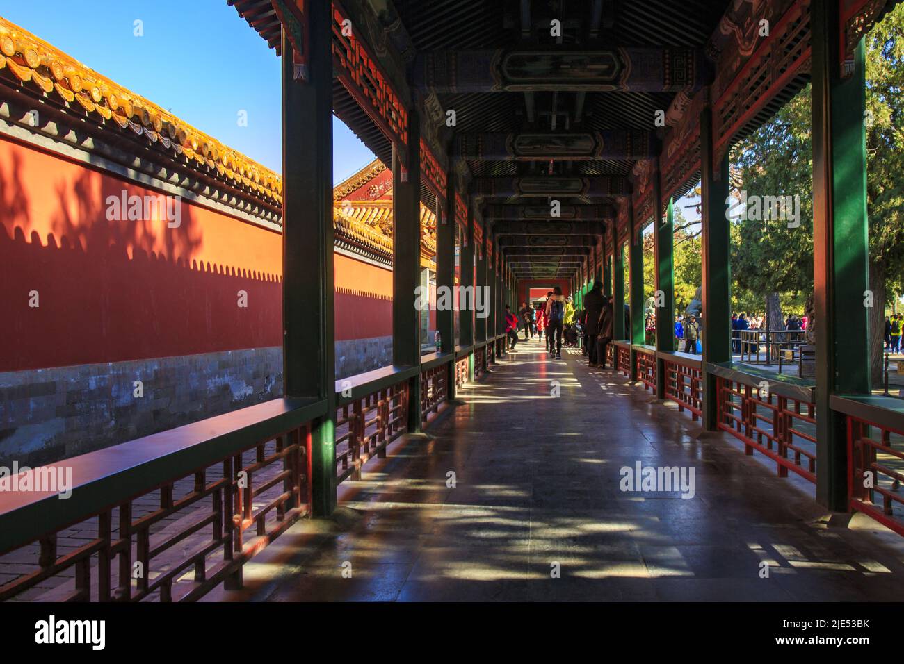 Peking der Sommerpalast Reise Attraktionen malerische Orte und historische Stätten Stockfoto