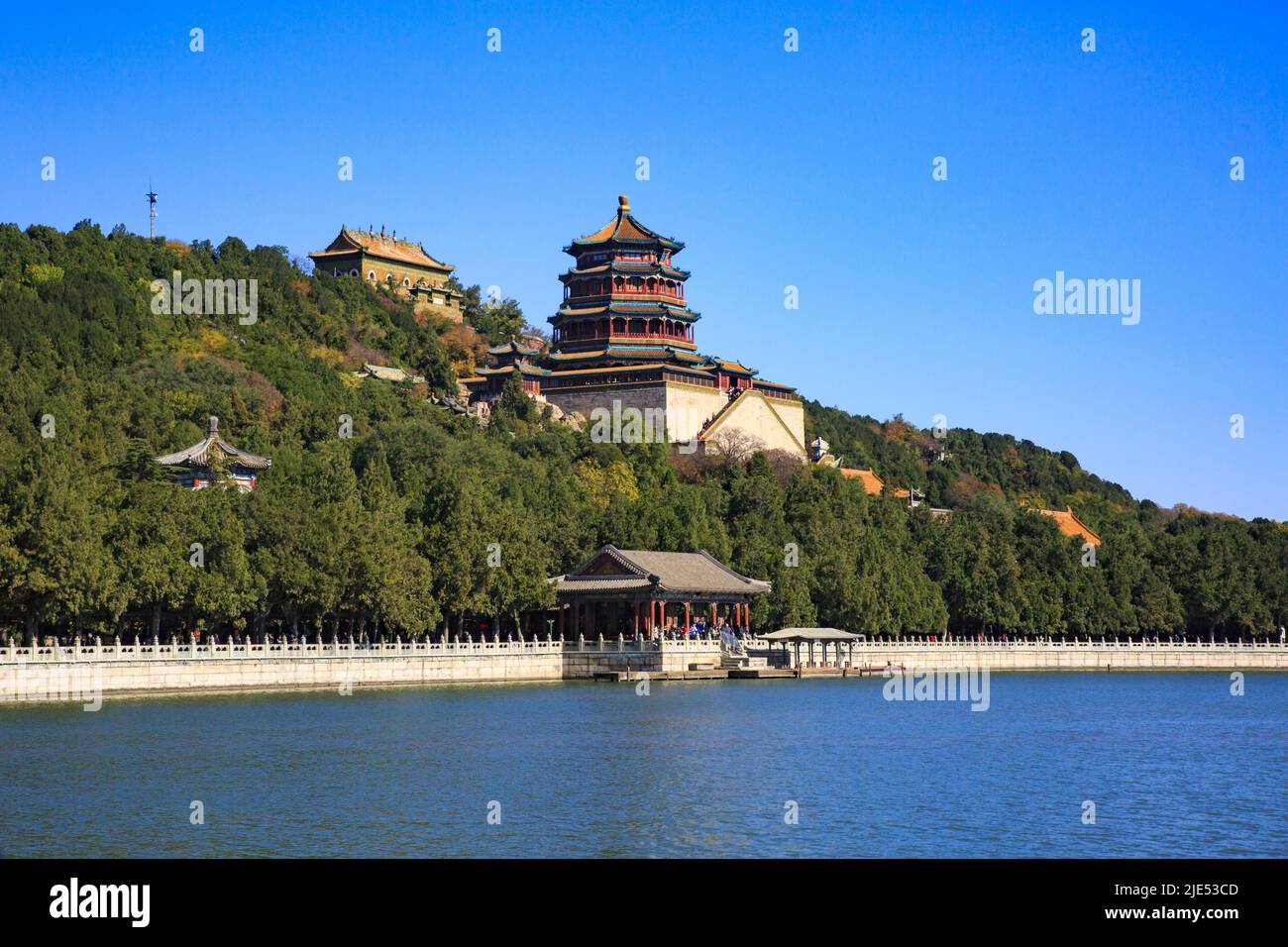 Peking der Sommerpalast Reise Attraktionen malerische Orte und historische Stätten Stockfoto