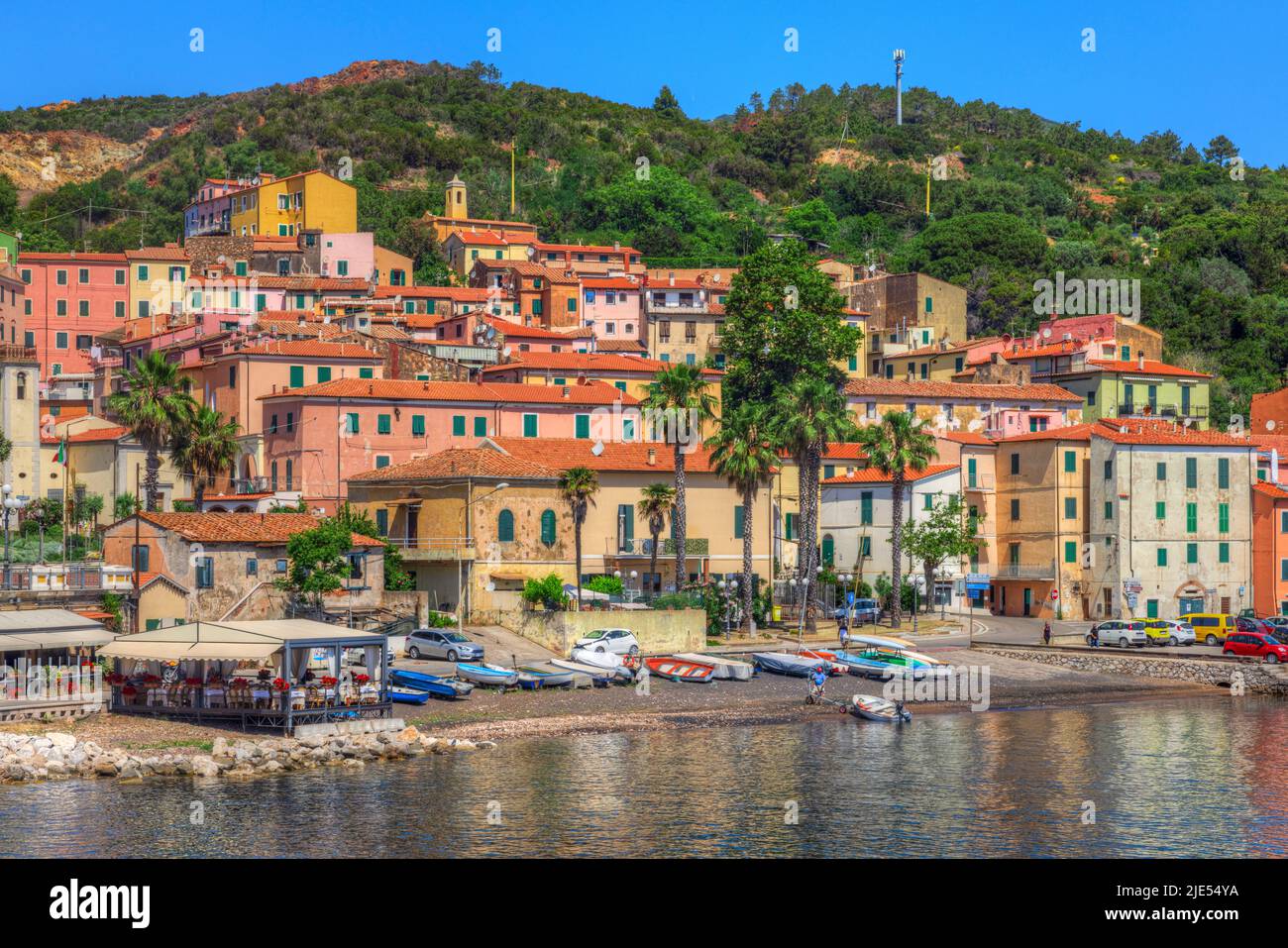 Rio Marina, Rio, Elba, Toskana, Italien Stockfoto