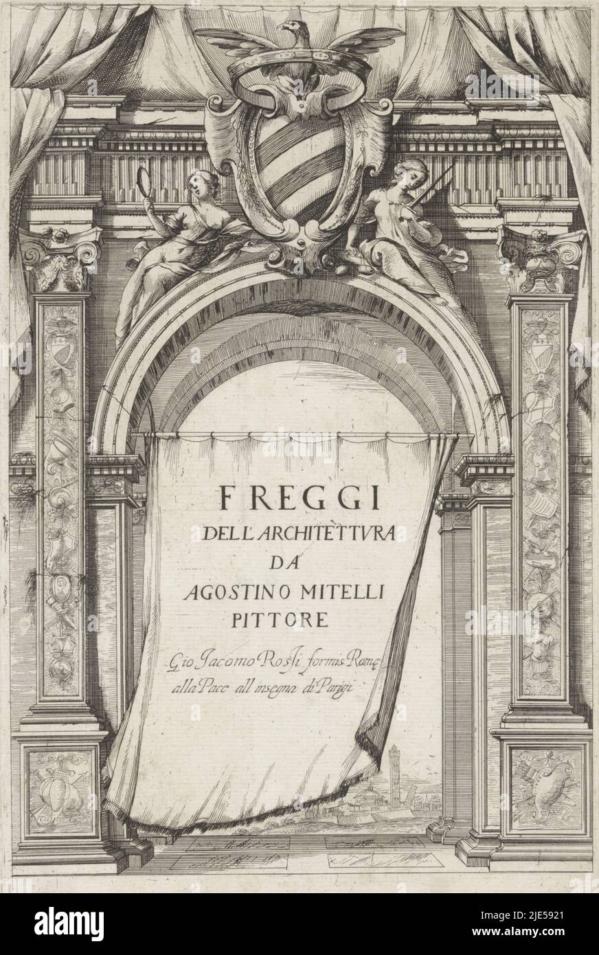 Freggi dell architettura da agostino mitelli pittore Fotos und
