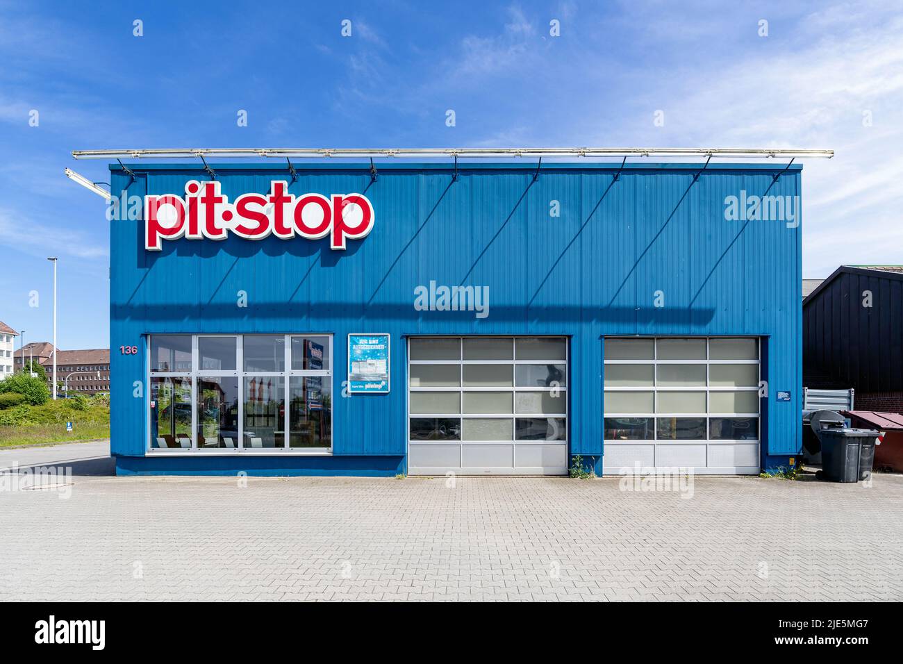 PitStop Reparaturwerkstatt in Kiel, Deutschland Stockfoto