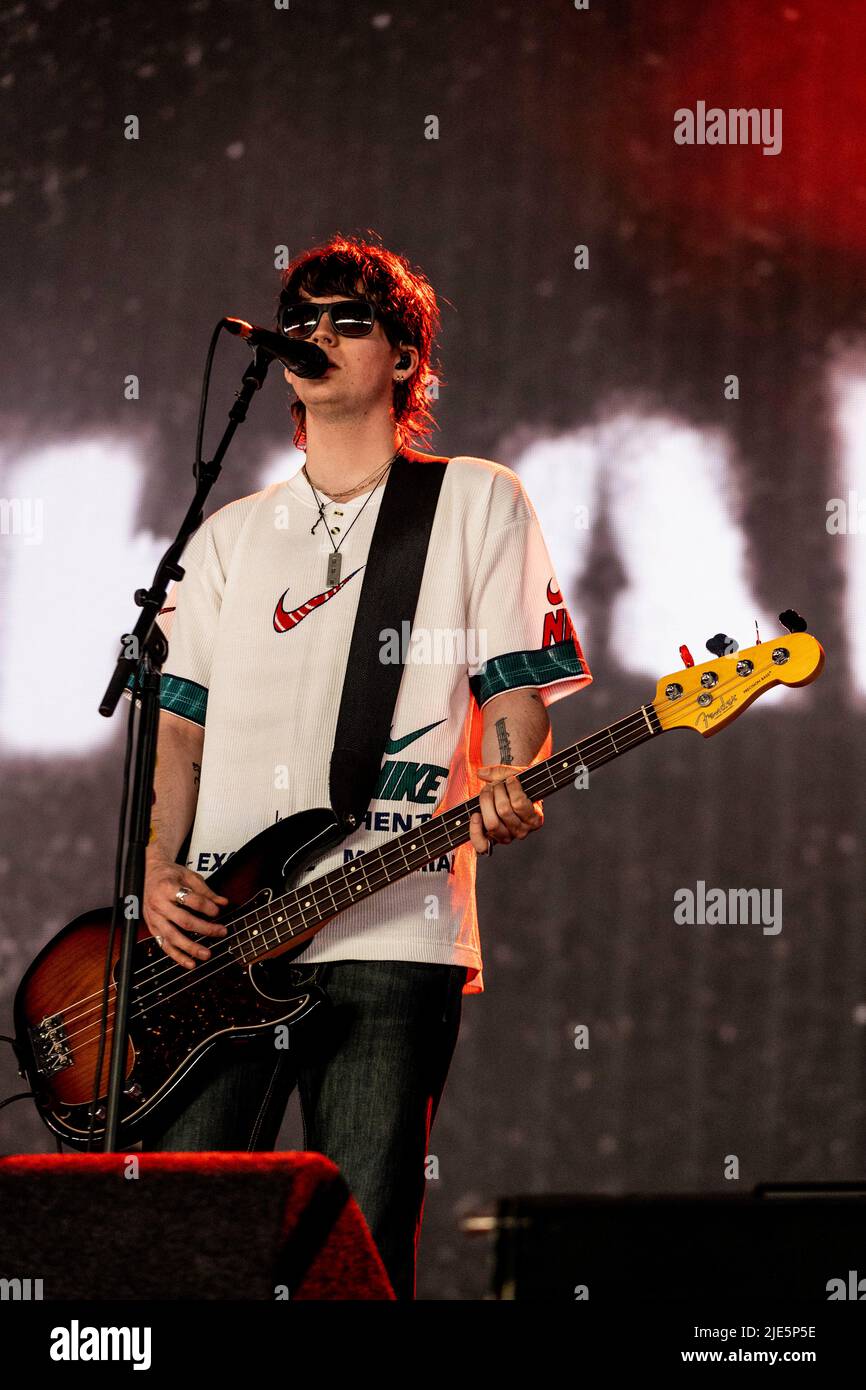 Landgraaf, Niederlande 19. juni 2022 Inhaler live beim Pinkpop Festival 2022 © Roberto Finizio/ Alamy Stockfoto