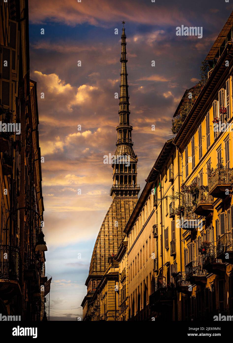 Italien Piemont Turin Mole Antonelliana Stockfoto
