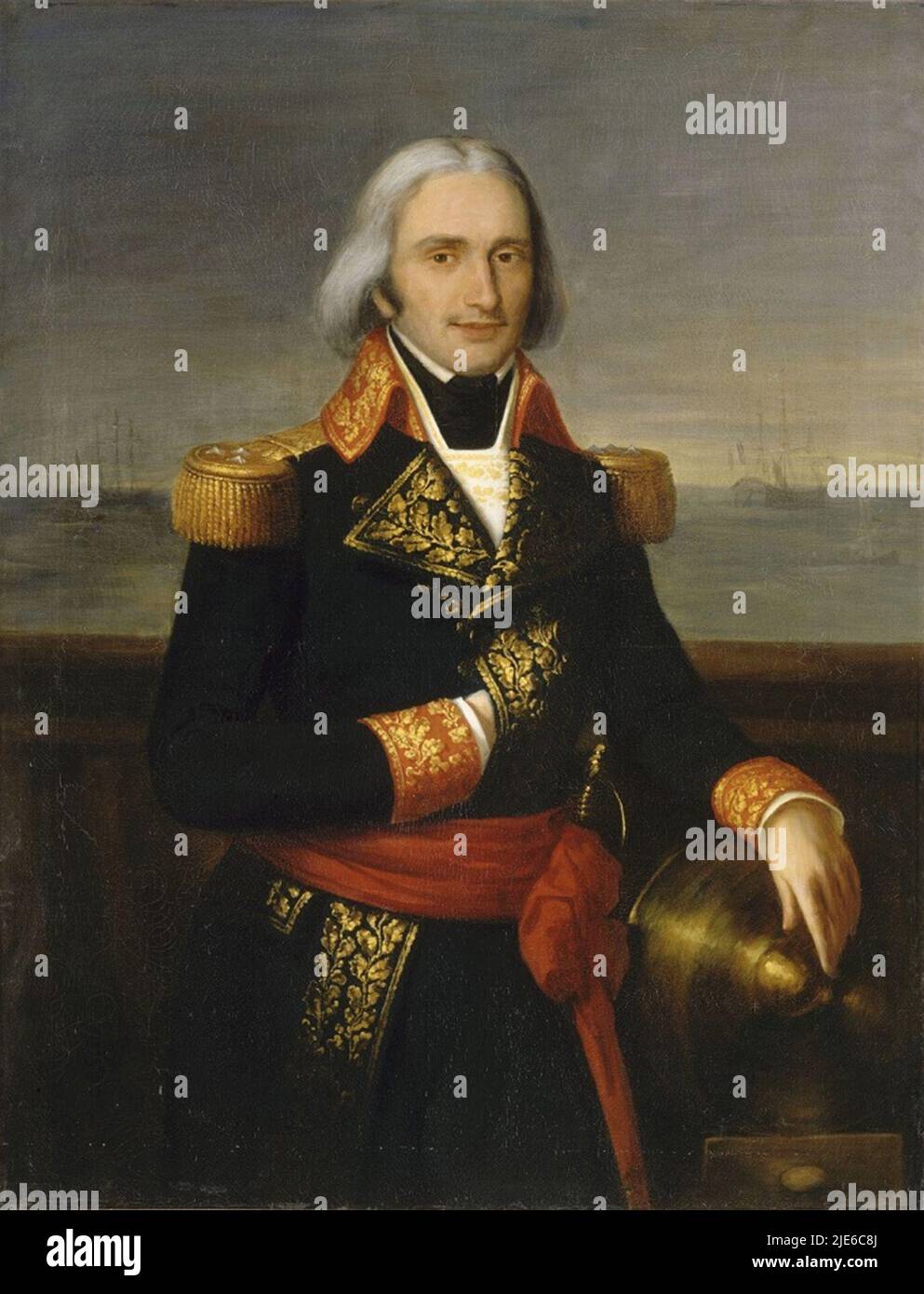 Der französische Admiral François-Paul Brueys d'Aigalliers, der die Mittelmeerflotte bis zu seinem Tod in der Schlacht am Nil führte Stockfoto