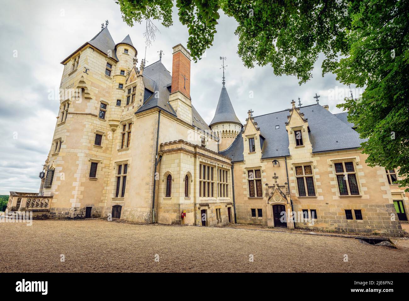 Château de Candé, Monts, Indre-et-Loire, Frankreich. Stockfoto