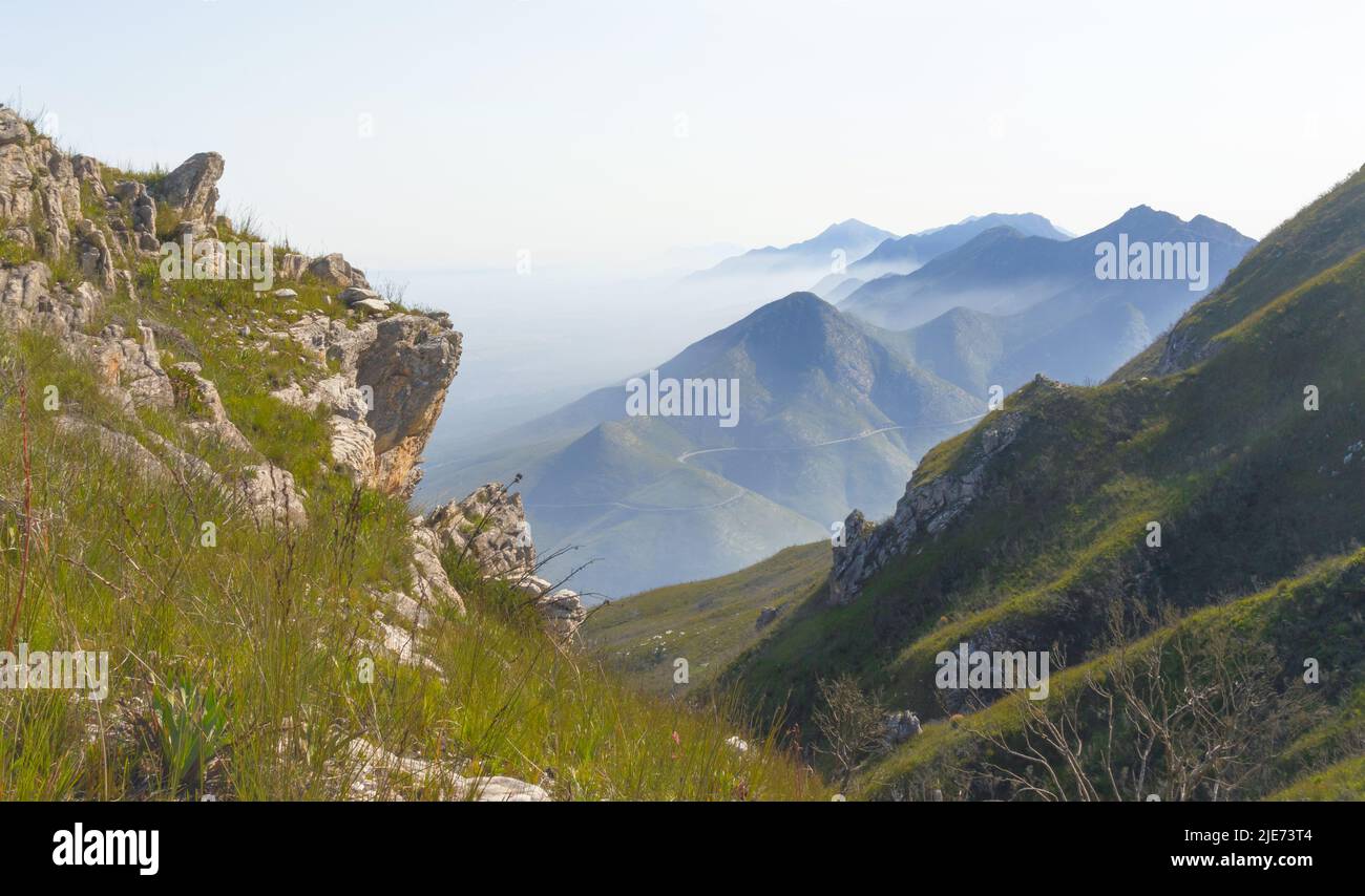 Outeniqua Mountain Range, George Südafrika Stockfoto