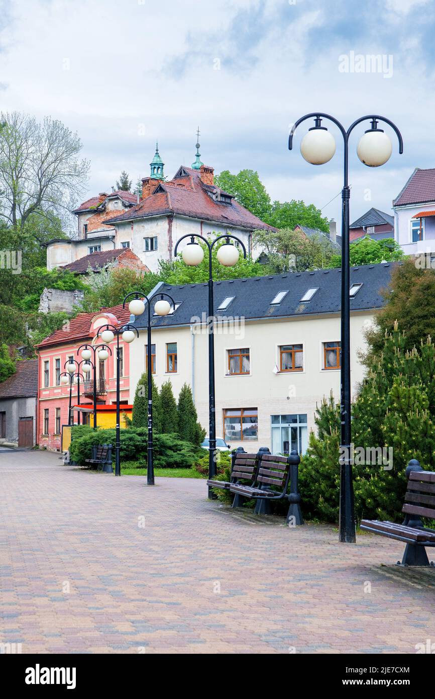 Urbane Eroberung von Ruzomberok, Slowakei Stockfoto