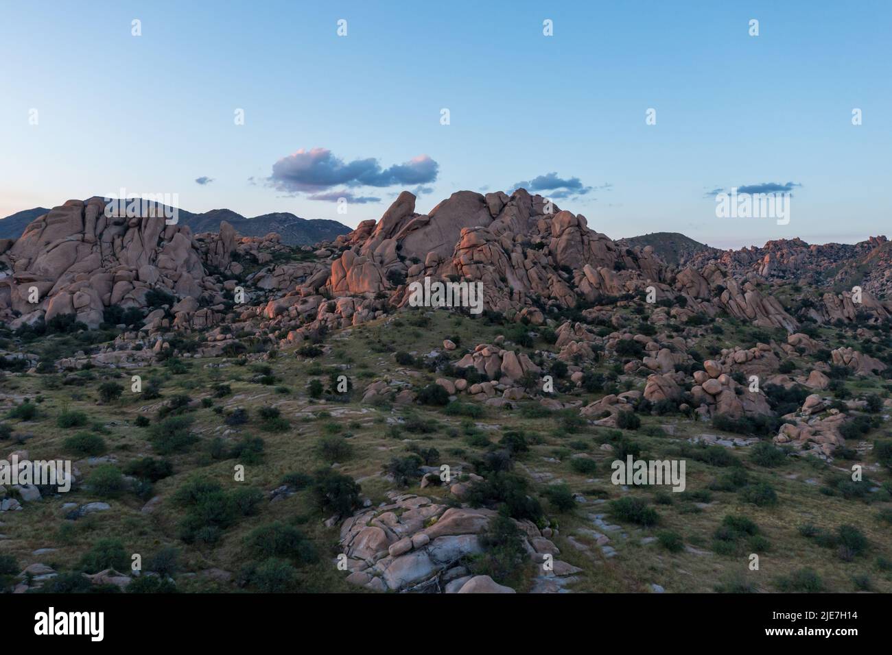 Große Felsbrocken am Texas Canyon, Arizona, Stockfoto