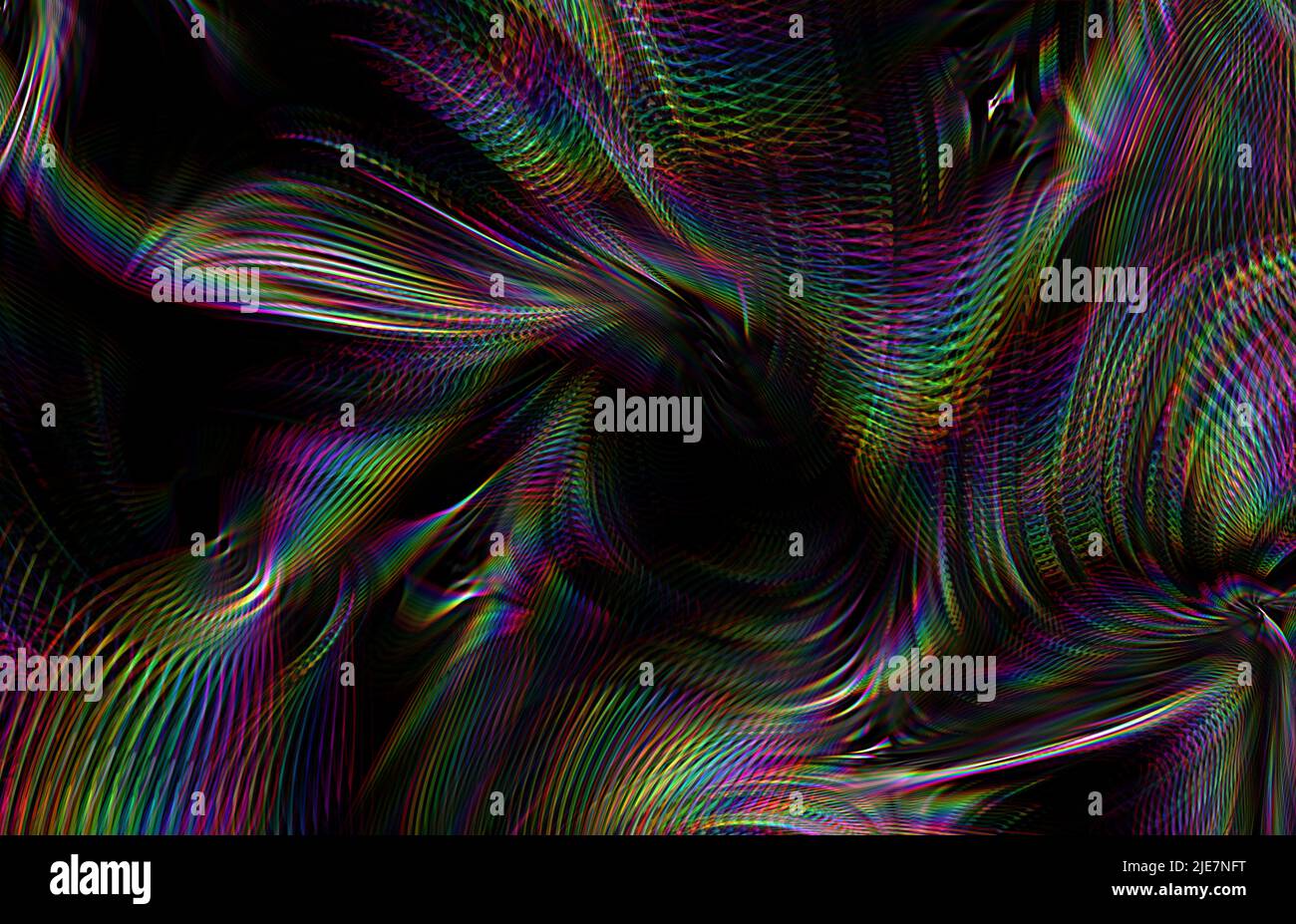 Dynamischer psychedelischer farbiger Hintergrund Stockfoto