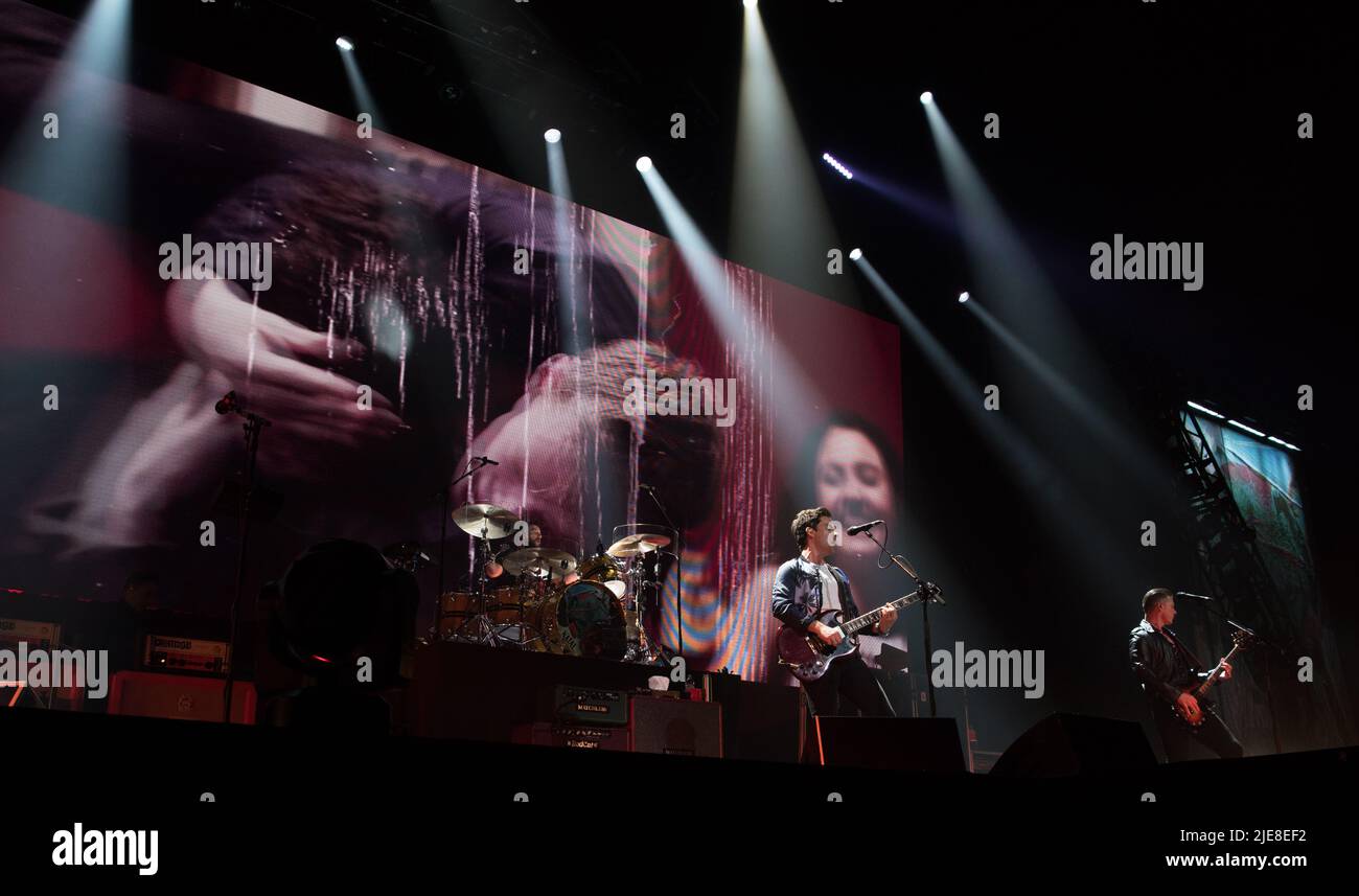 Stereophonics Live in der Metro Radio Arena, Newcastle. 12. März 2018. Kredit Tracy Daniel/Alamy Stockfoto