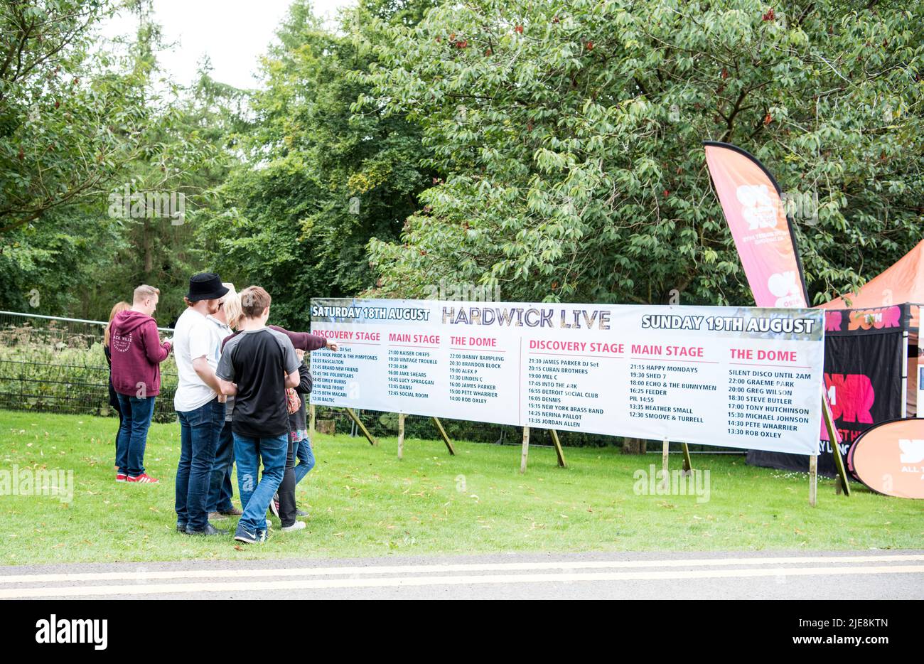 Hardwick Live Festival, Sedgefield, County Durham, Großbritannien Samstag, 18. August 2018. Festivalkredit: Tracy Daniel/Alamy Stockfoto