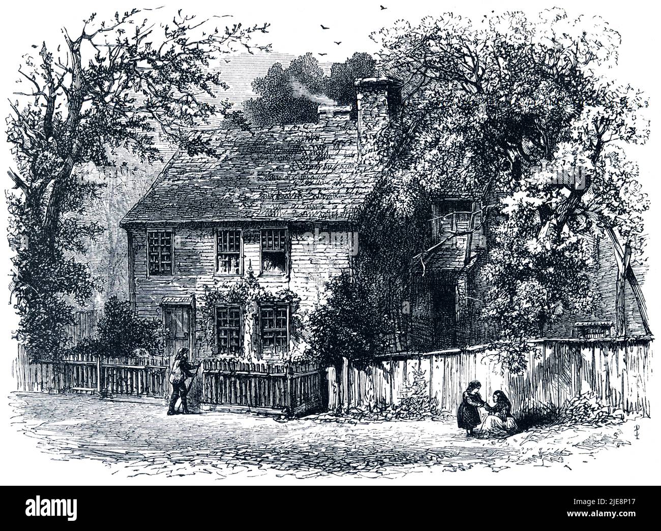 Providence Cottage Verwendung für das Gebet von Roger Williams Baptist Stockfoto