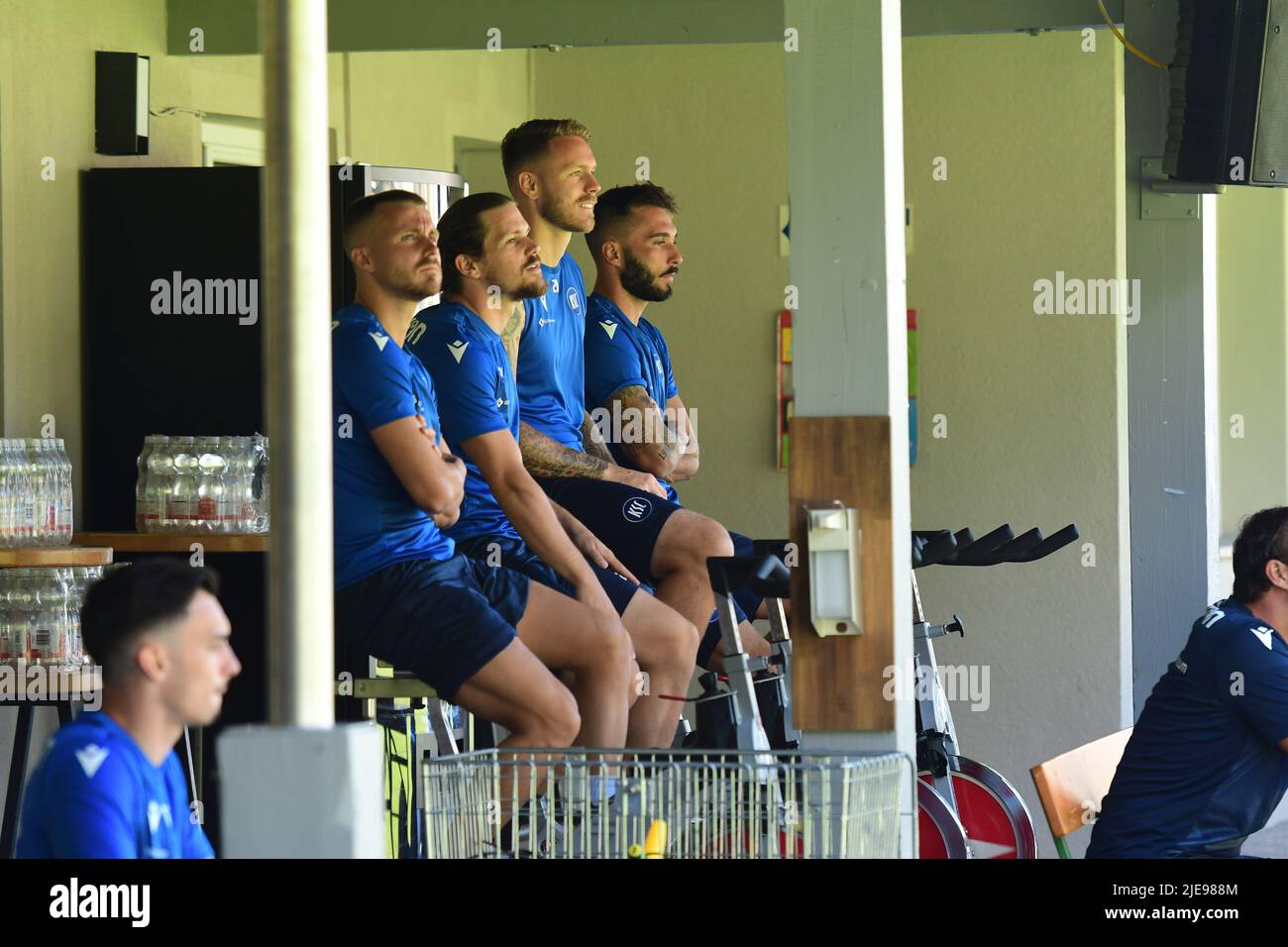 KSC Training Karlsruher SC Austria Neuzugang Simone Rapp Neukirchen Großvenediger zweite Liga Stockfoto