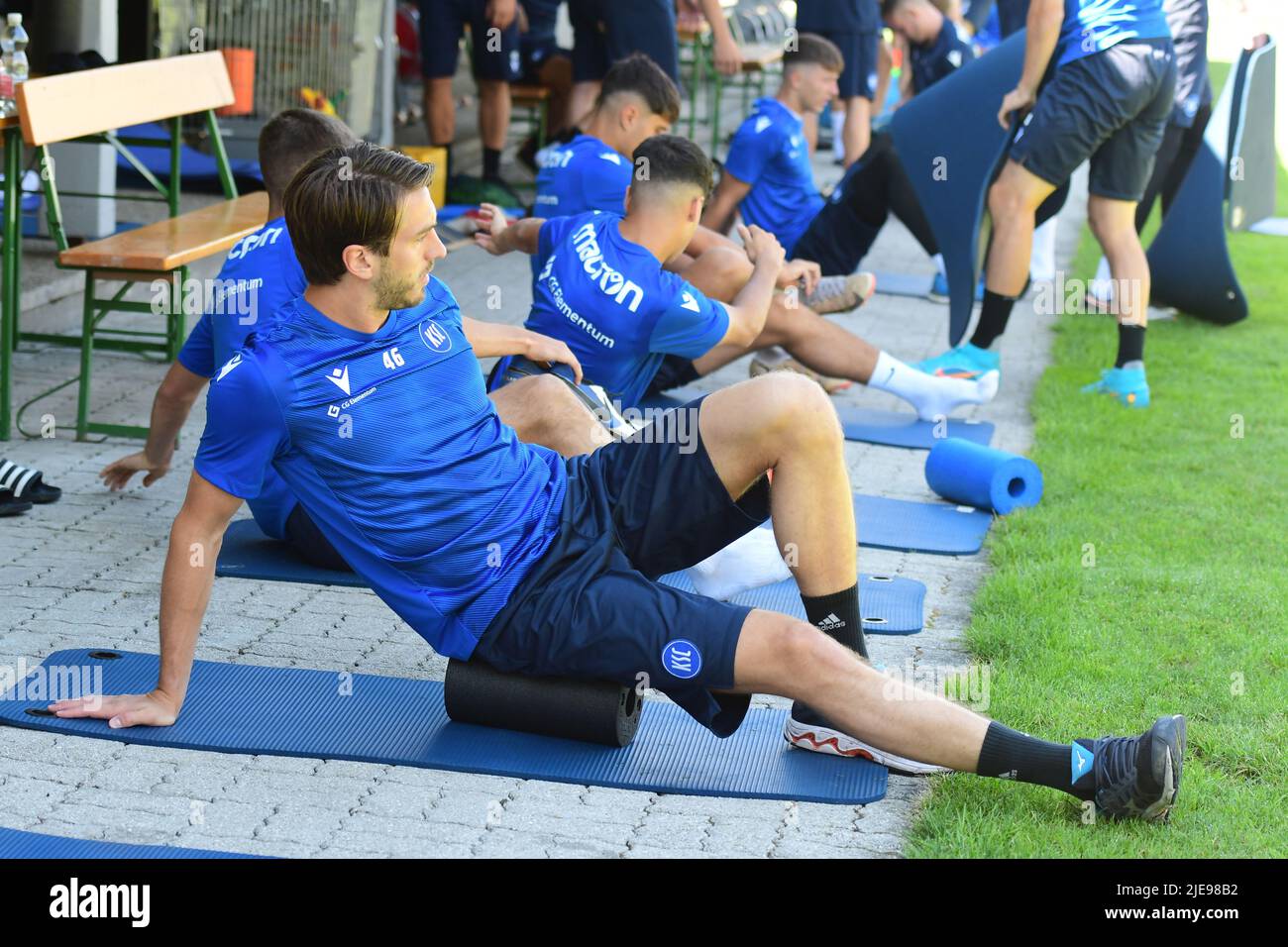 KSC Training Karlsruher SC Austria Neuzugang Simone Rapp Neukirchen Großvenediger zweite Liga Stockfoto