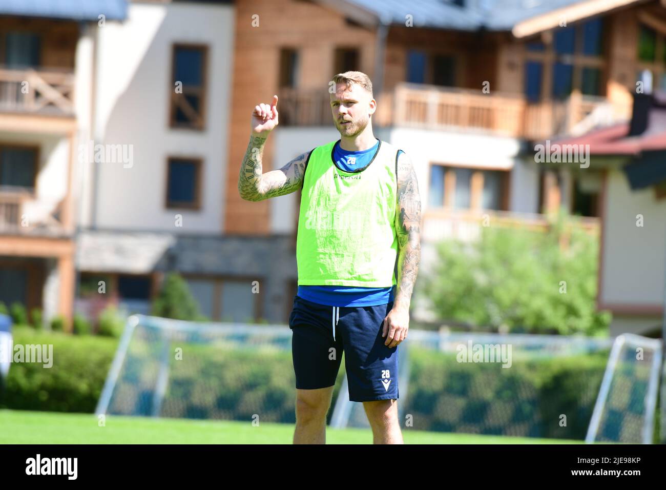 KSC Training Karlsruher SC Austria Neuzugang Simone Rapp Neukirchen Großvenediger zweite Liga Stockfoto