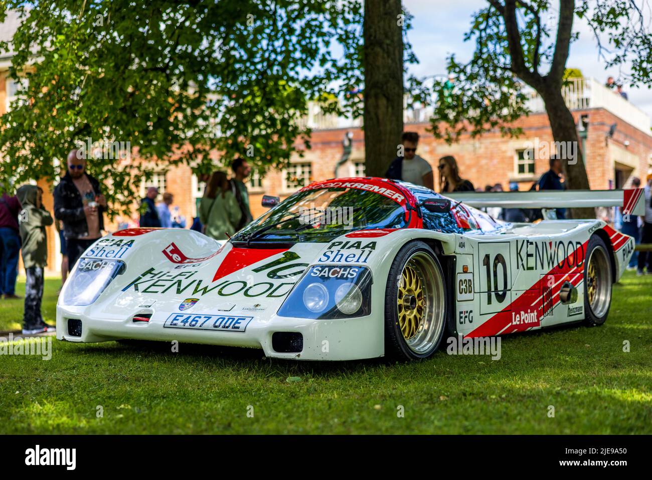 Kremer Kenwood 1988 Porsche 962 ‘E467 ODE’ auf der Bicester Scramble am 19.. Juni 2022 zu sehen Stockfoto