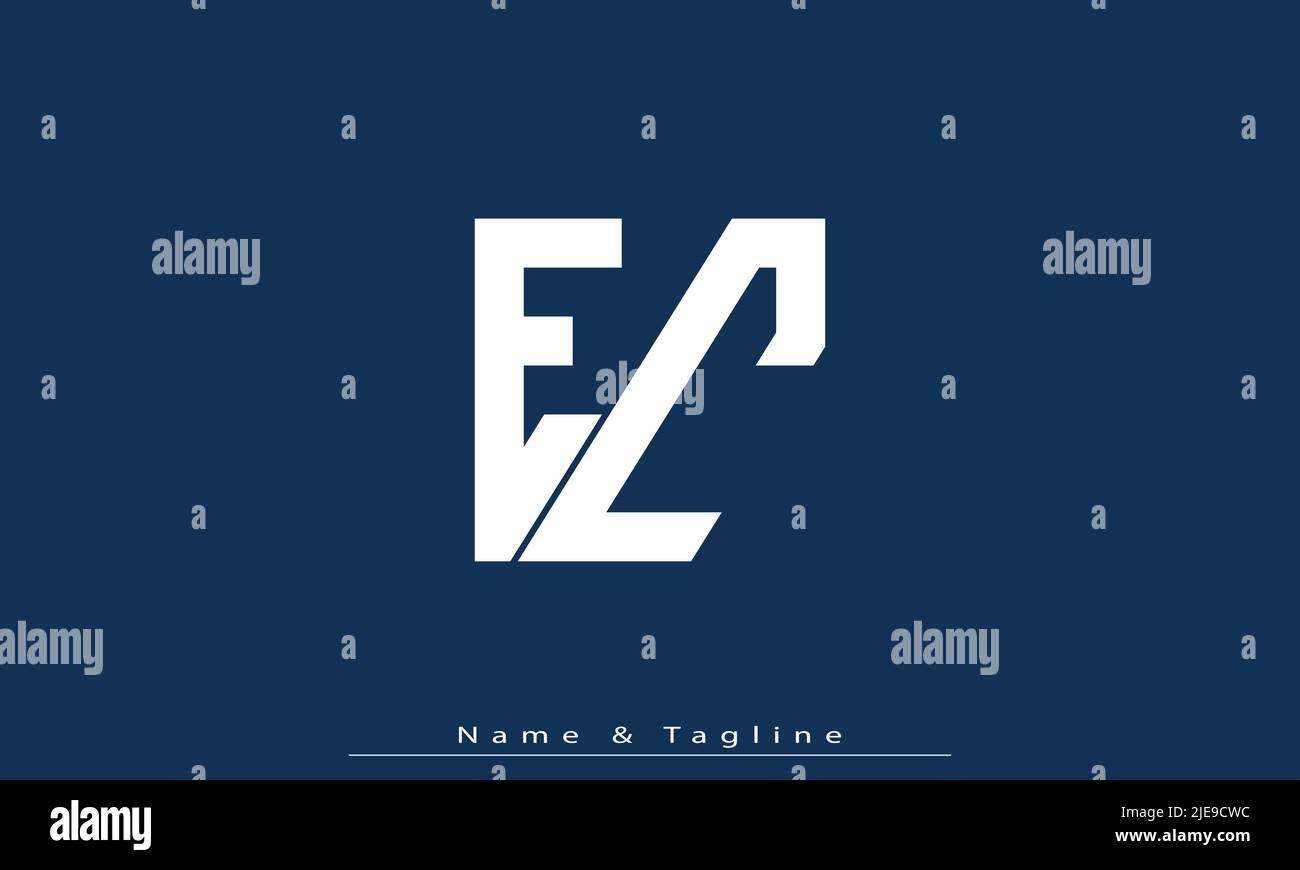Alphabet Buchstaben Initialen Monogramm Logo EC , CE Stock Vektor