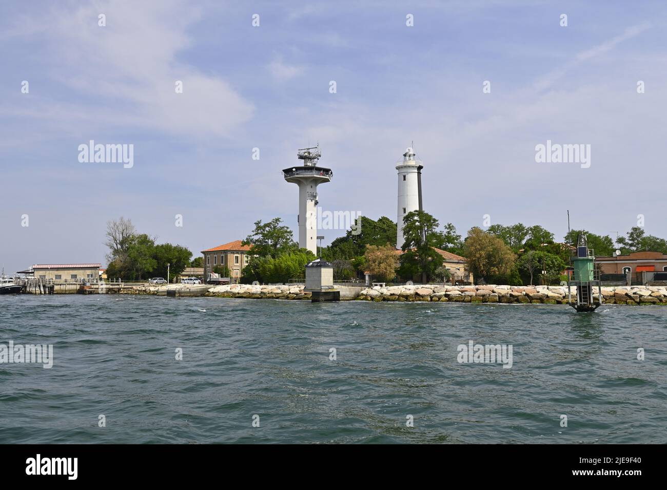 Venedig, Italien. 17. Juni 2022. Eingang zur Lagune von Venedig Stockfoto