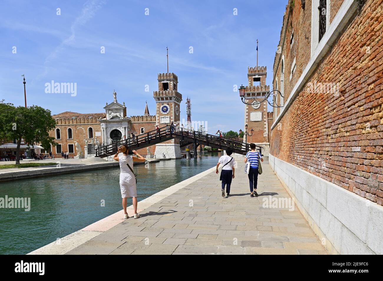 Venedig, Italien. 17. Juni 2022. Das venezianische Arsenal (Arsenale di Venezia) Stockfoto