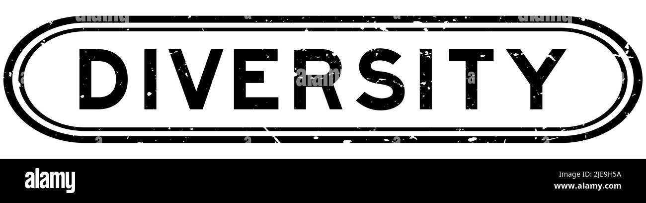 Grunge schwarz Vielfalt Wort Gummi Siegel Stempel auf weißem Hintergrund Stock Vektor