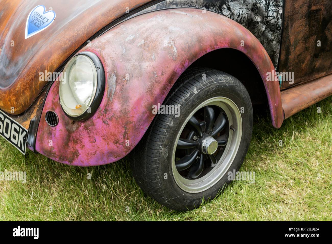 Volkswagen Beetle. Hoghton Tower Classic Car Show 2022. Stockfoto