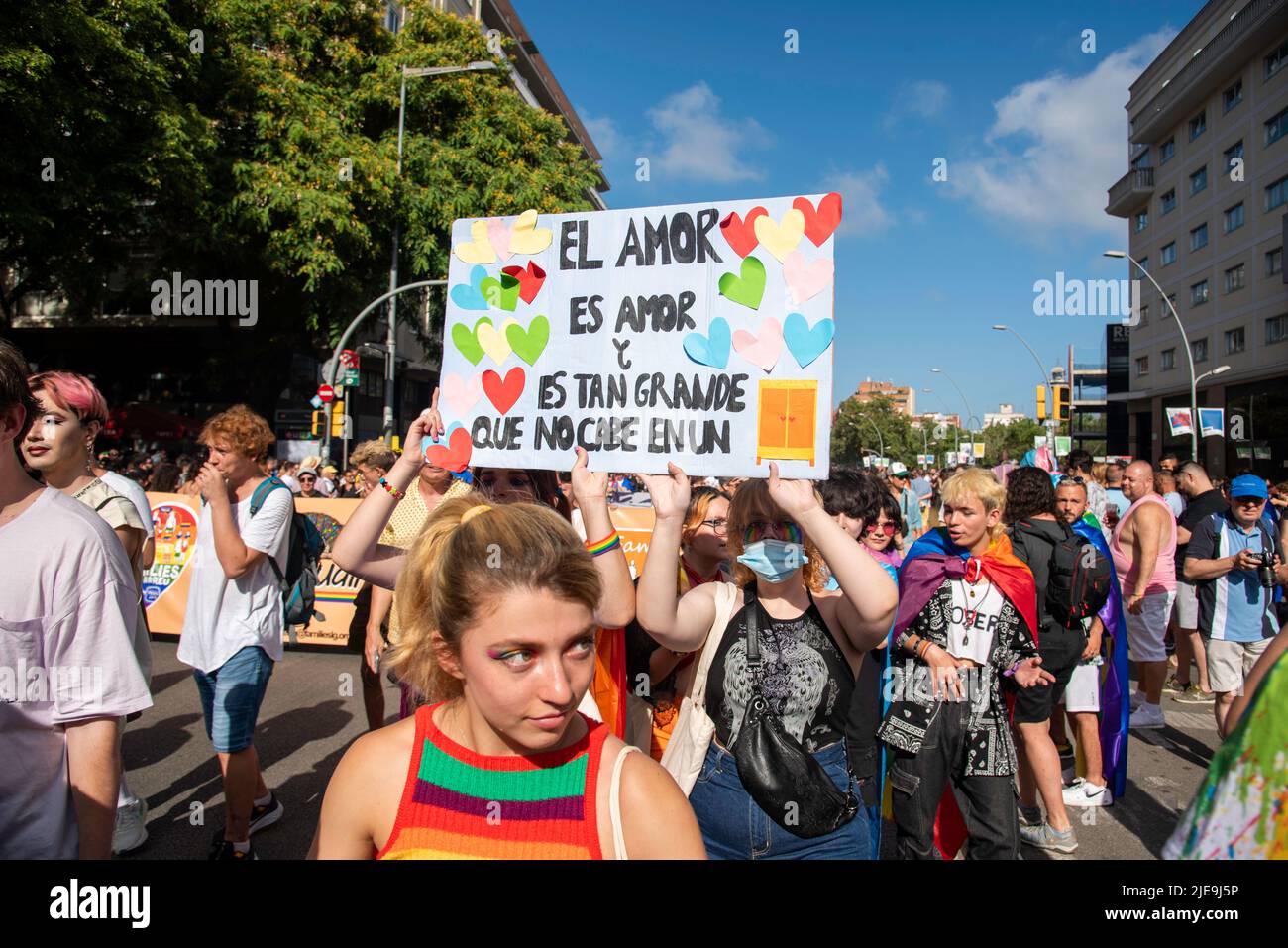 Barcelona 25/06/2022 Dia Del Orgullo Gay Gay Pride Barcelona 2022 ...