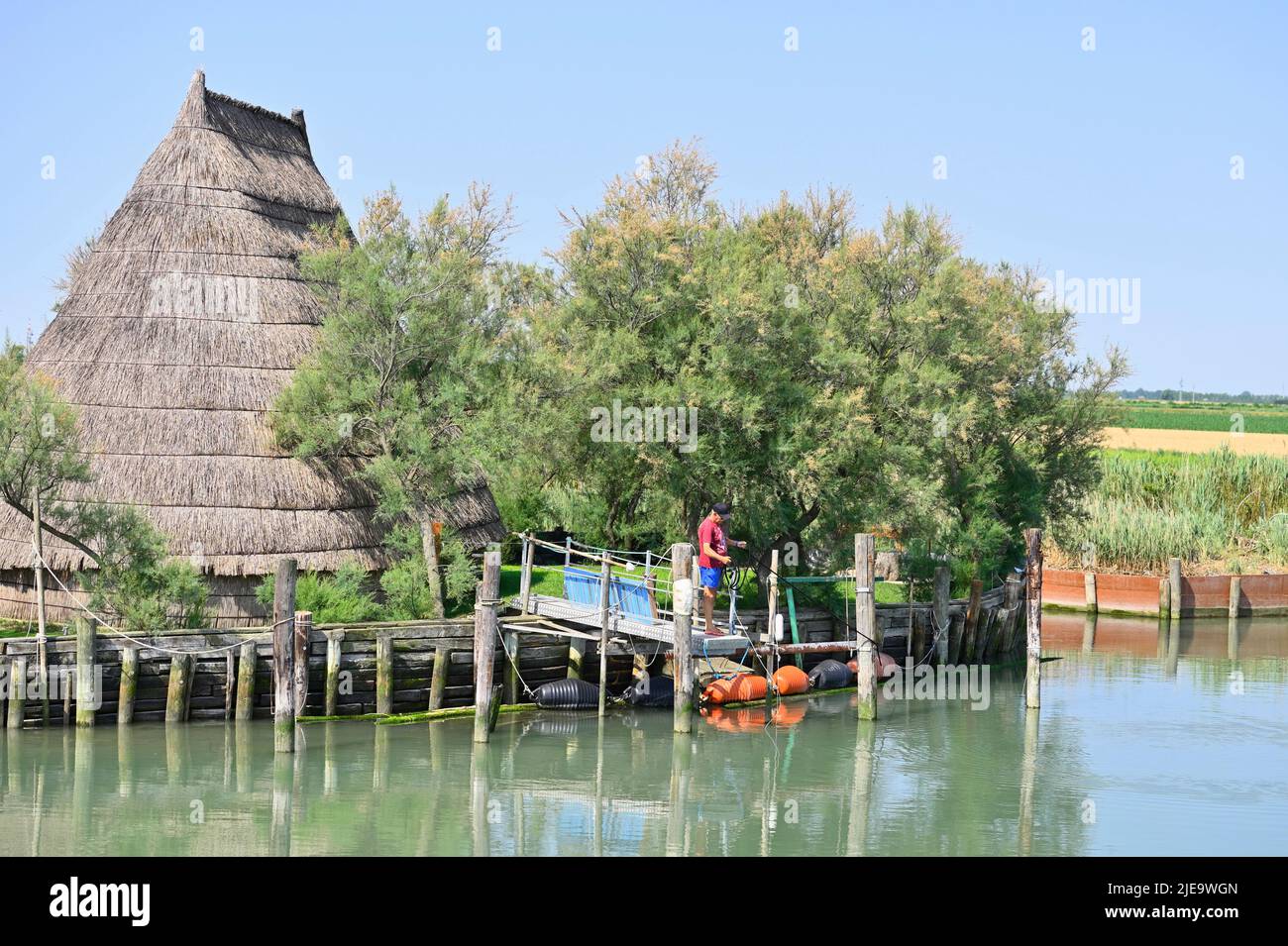 Caorle, Italien. 15. Juni 2022. Lagune von Caorle (laguna di caorle