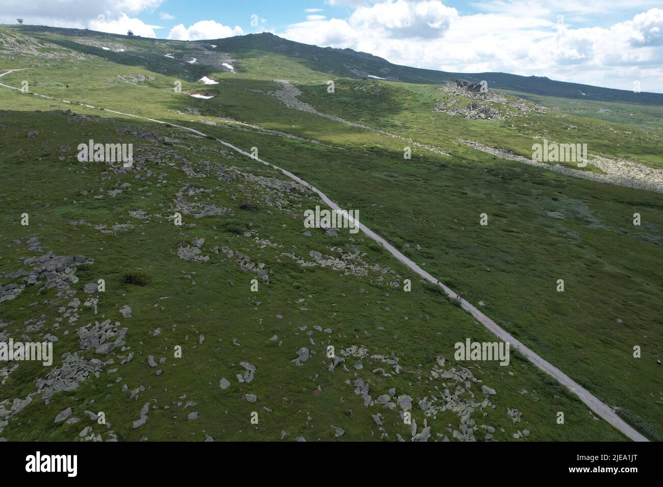 Blick auf den Vitosha Mountain. In Der Nähe Von Sofia, Bulgarien Stockfoto