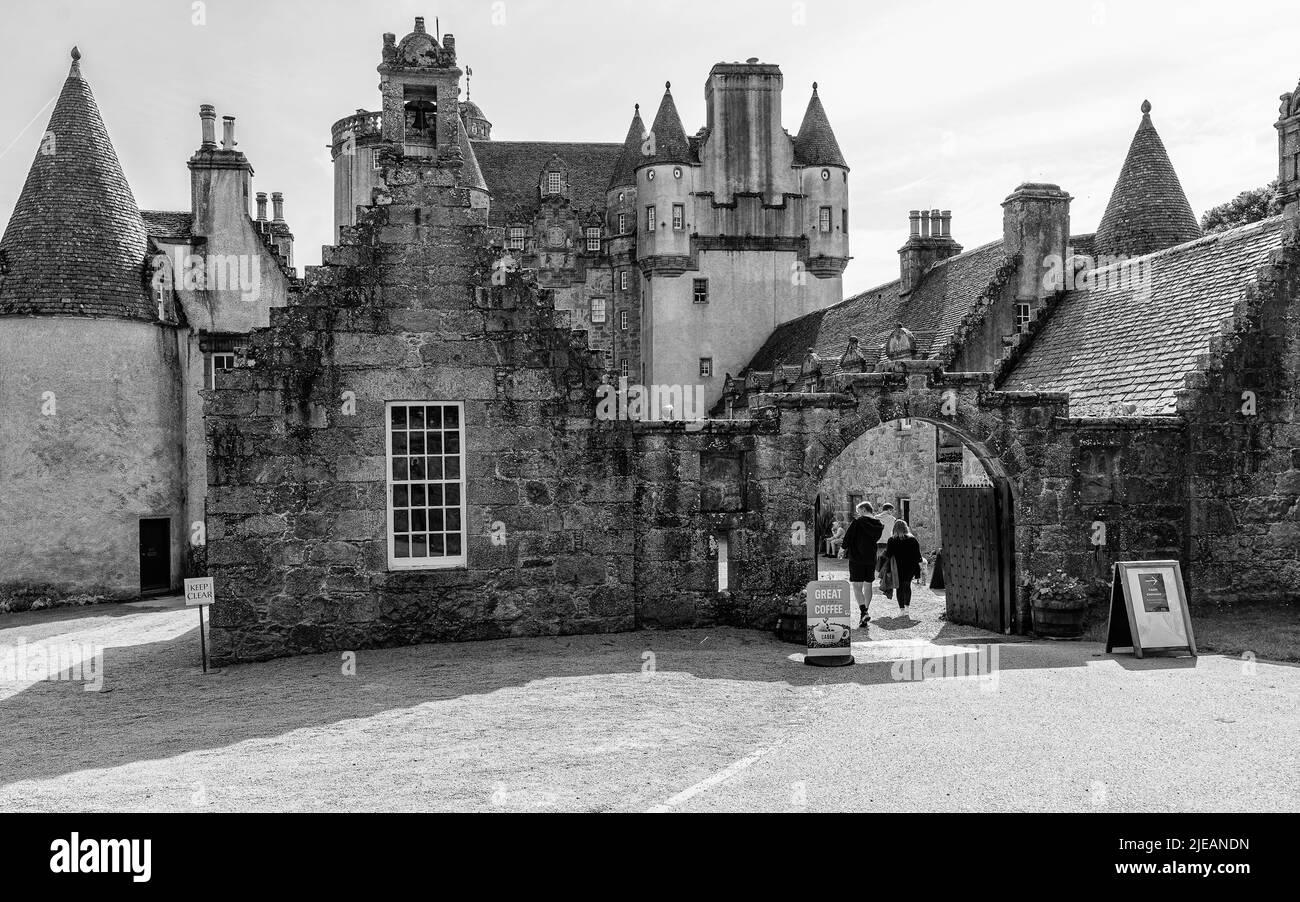 Castle fraser Café Stockfoto