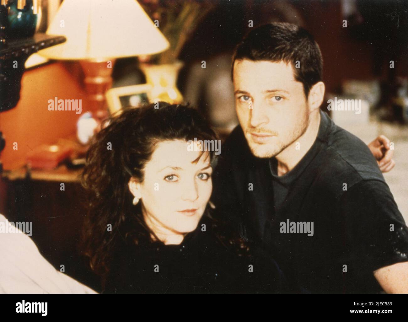 Schauspieler Tim Guinee und Schauspielerin Michaelle Fairley in der TV-Serie Comics, UK 1993 Stockfoto