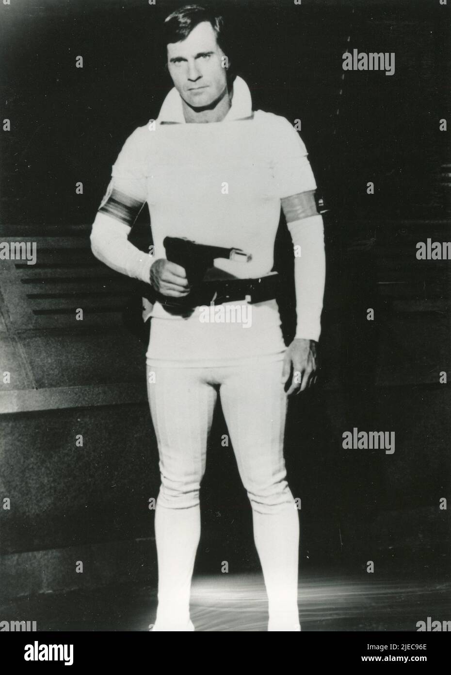 Der amerikanische Schauspieler Gil Gerard im Film Buck Rogers im 25.. Jahrhundert, USA 1979 Stockfoto