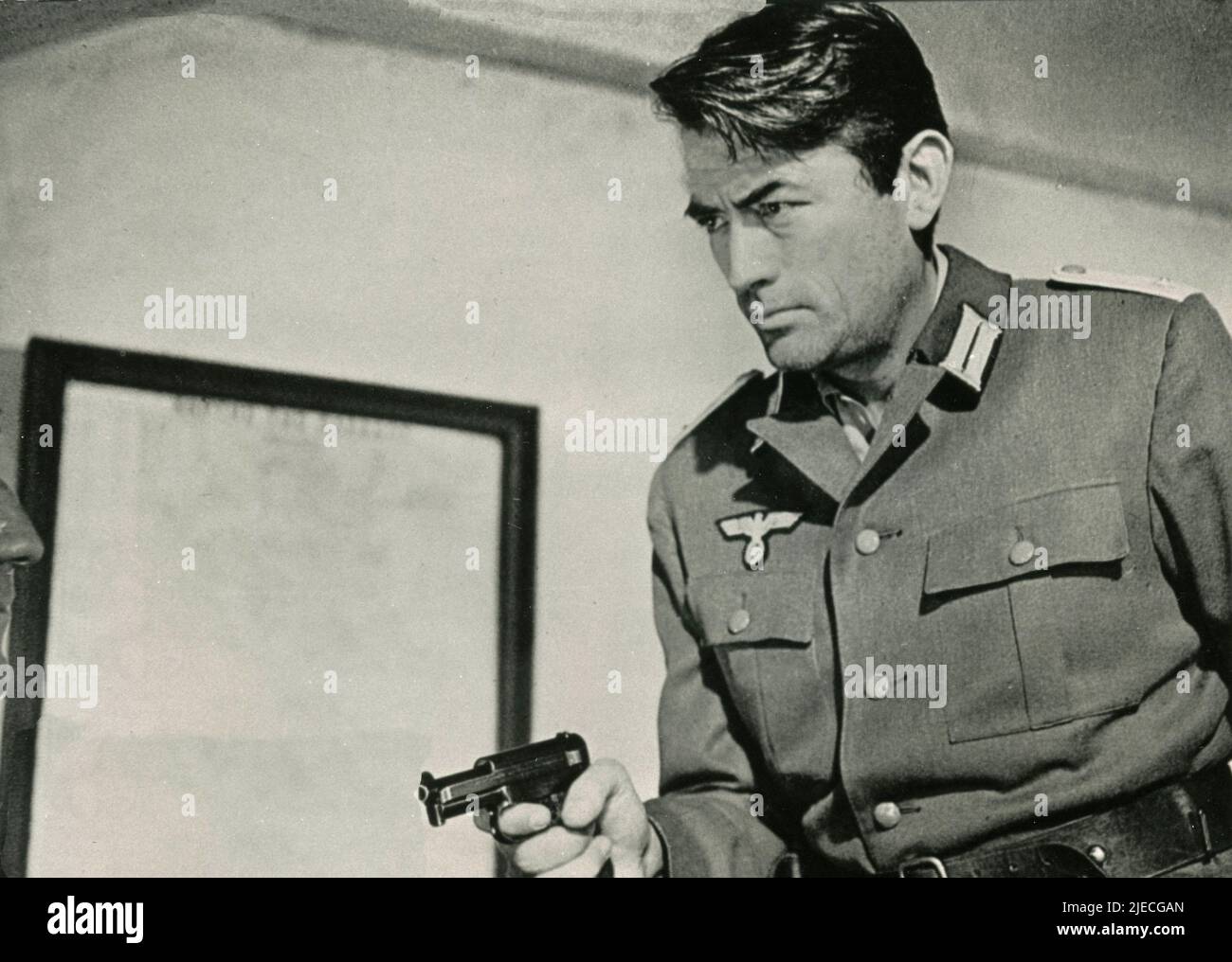 Der amerikanische Schauspieler Gregory Peck im Film The Guns of Navarone, USA 1961 Stockfoto