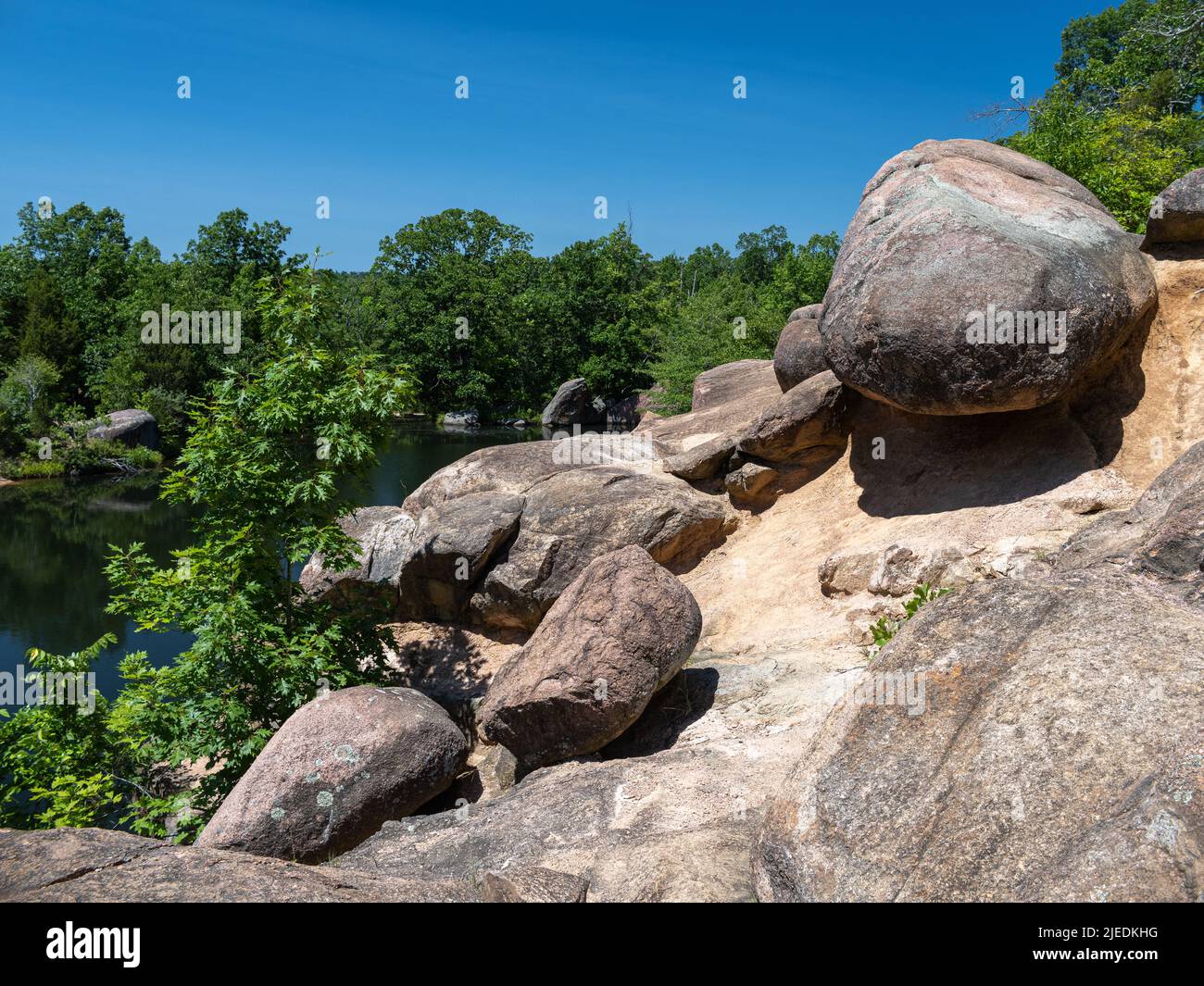 Elephant Rocks State Park Stockfoto