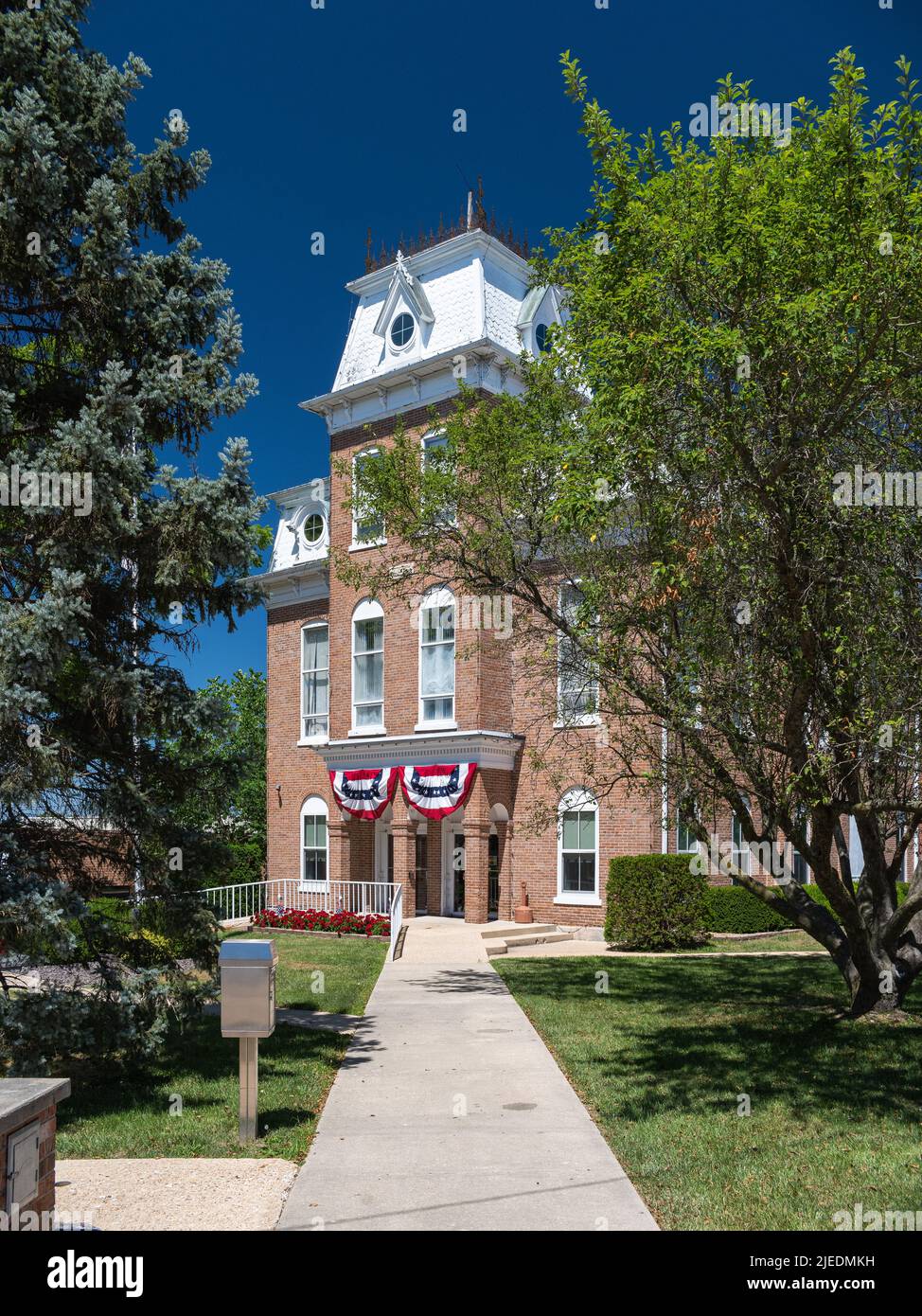 Gebäude in Salem Missouri Stockfoto