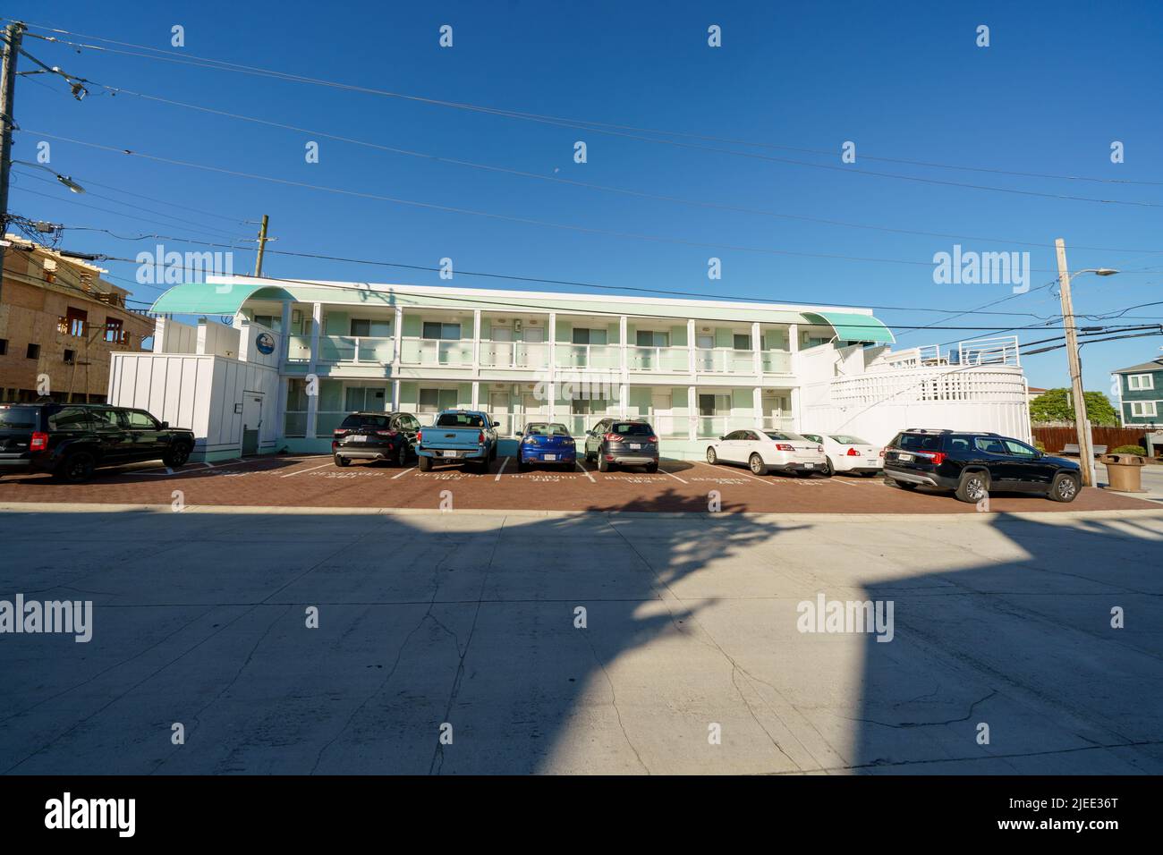 Shorebreak private Residenzen in Wrightsville Beach NC USA Stockfoto