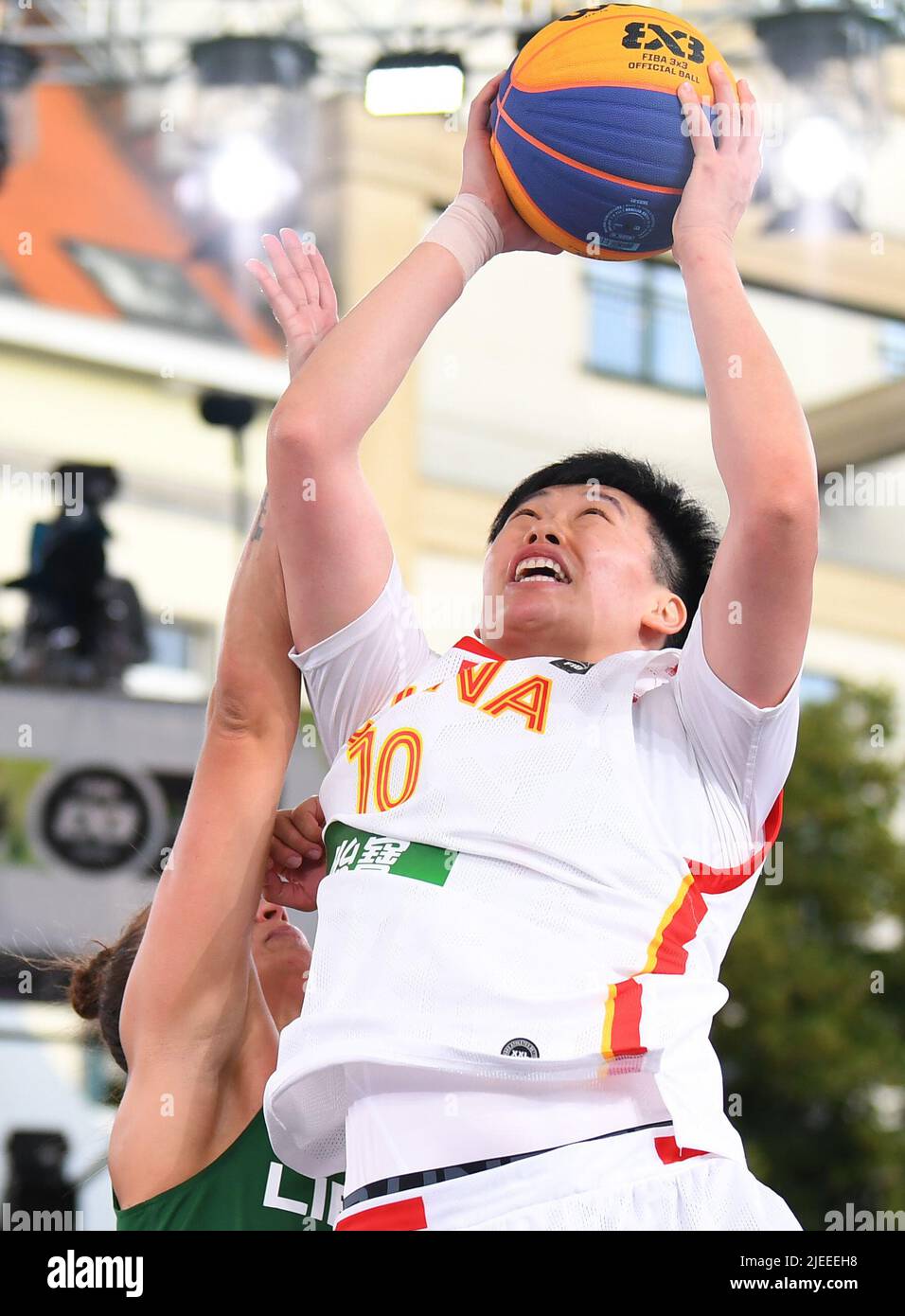 Antwerpen, Belgien. 26.. Juni 2022. Zhang Zhiting aus China schießt