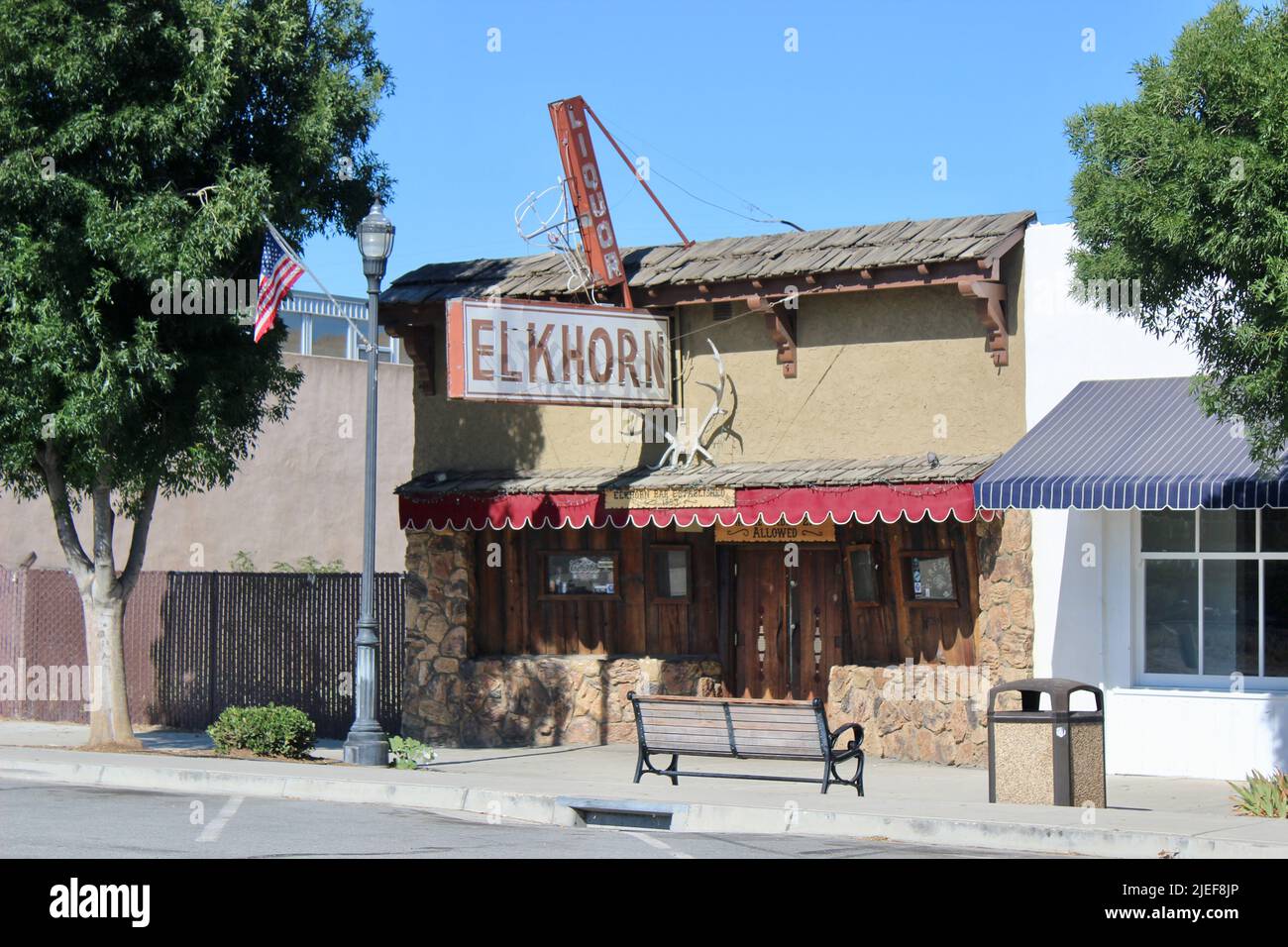 Elkhorn Bar, San Miguel, Kalifornien Stockfoto