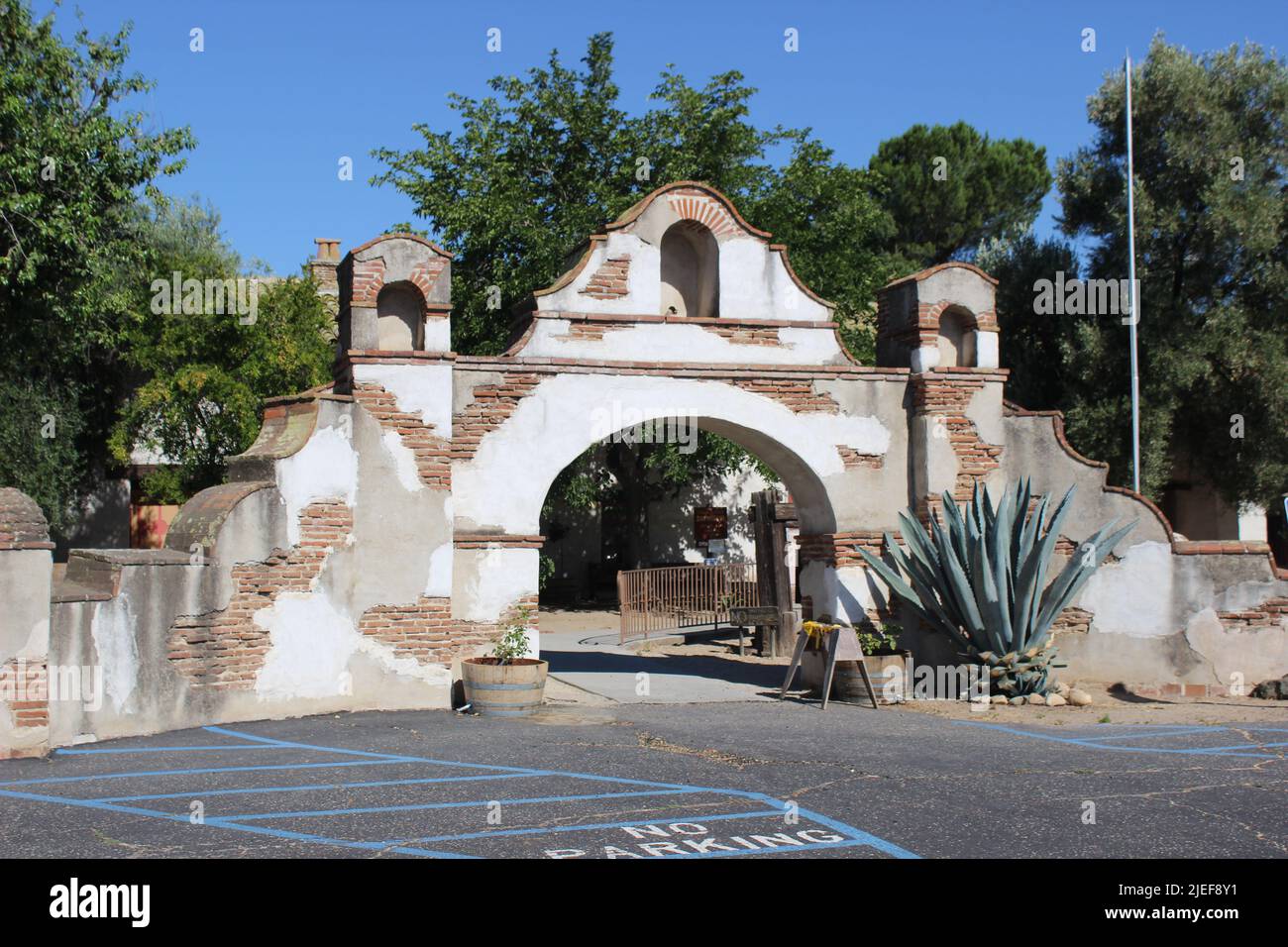 Mission San Miguel Arcangel, San Miguel, Kalifornien Stockfoto