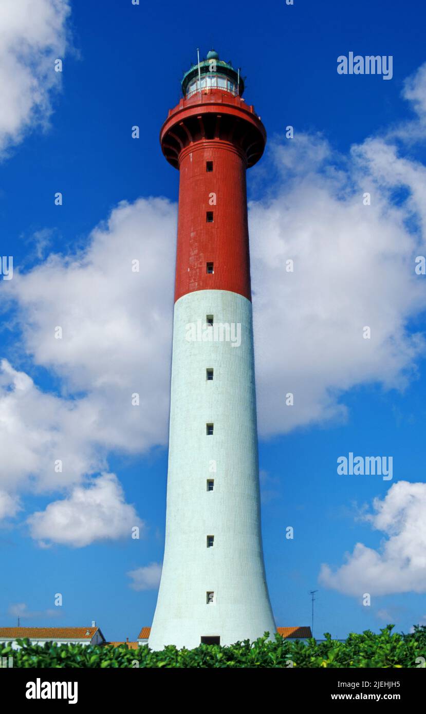 Gestorben sind, bei Royan, Leuchtturm Phare de la Coubre Stockfoto