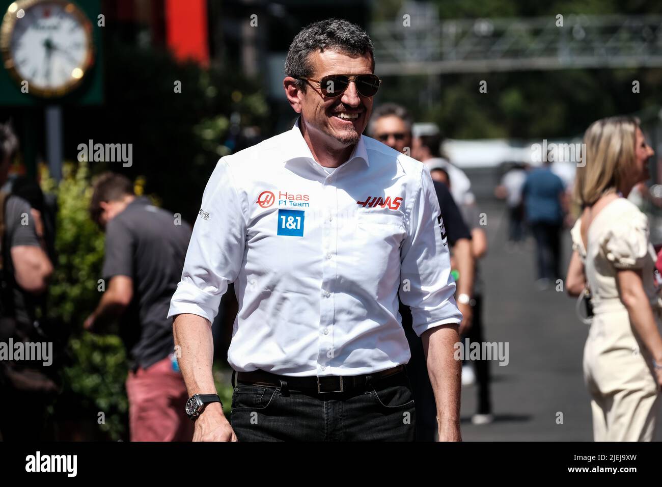 BARCELONA, ITALIEN, 22. Mai: Günther Steiner, AUT, Teamleiter des Haas-F1-Teams, während der GP Formula 1 in Spanien der Region Barcelona 2022 Stockfoto