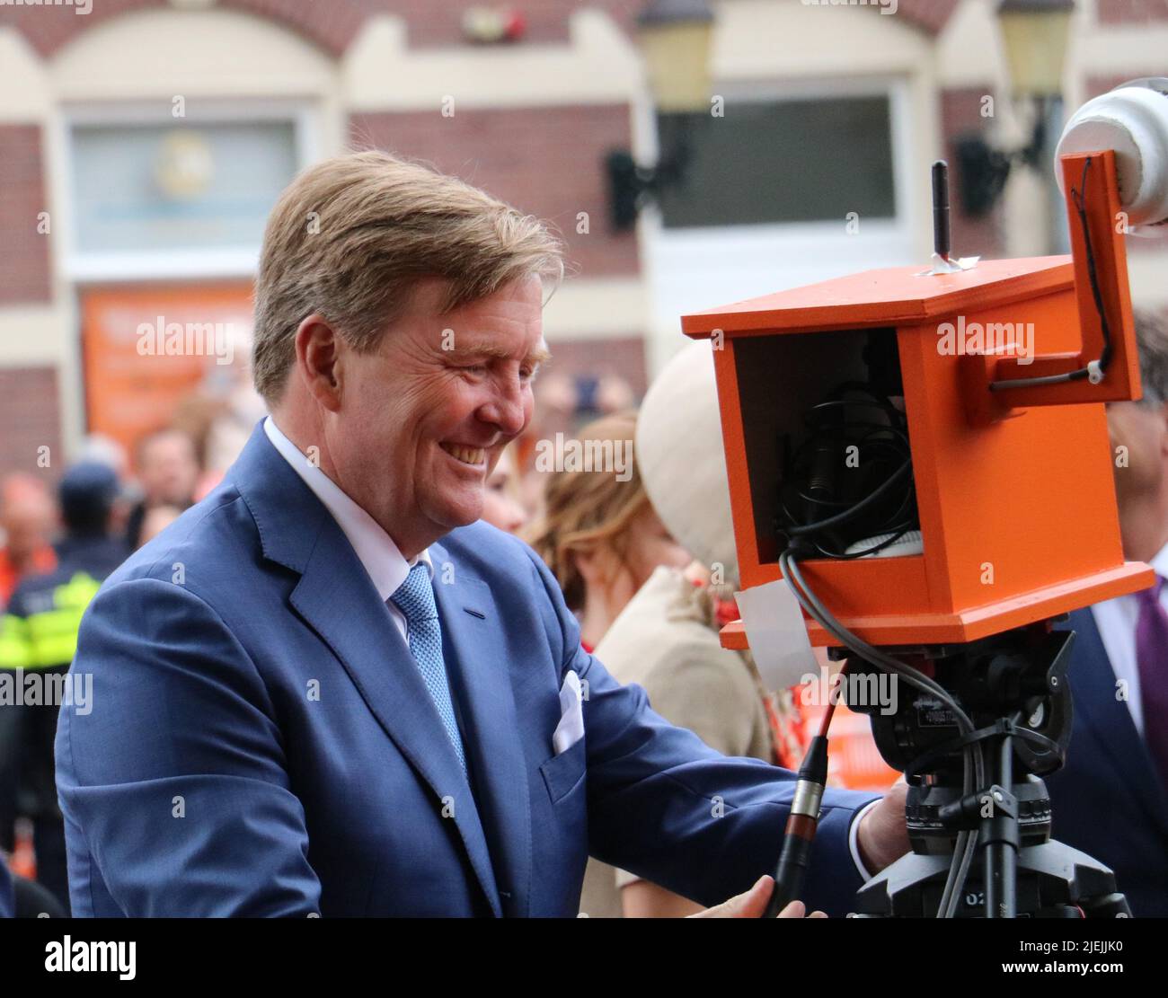 König Willem-Alexander während des Königstages 2019 Stockfoto