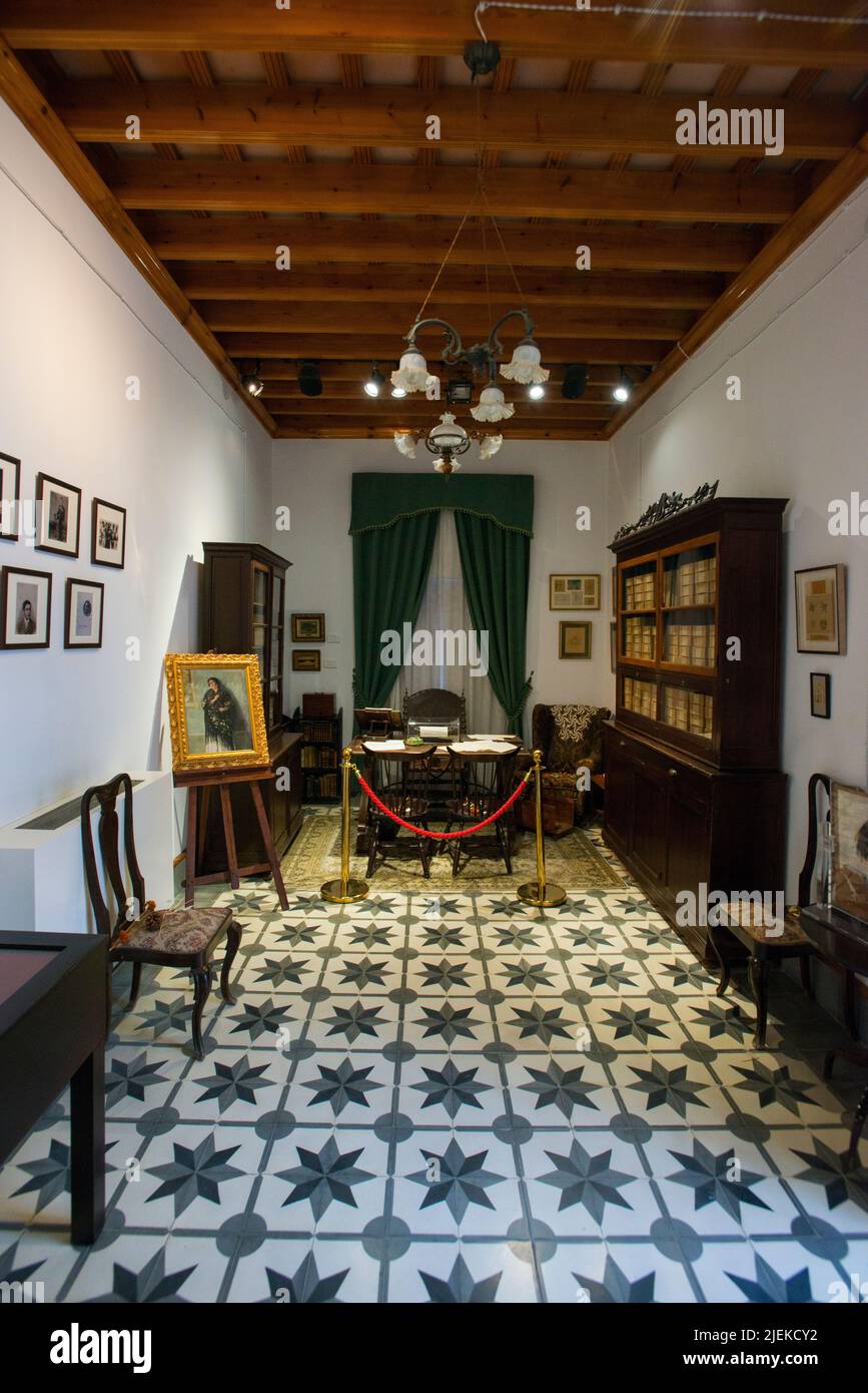 Zenobia und Juan Ramón Jiménez House Museum, Moguer Stockfoto