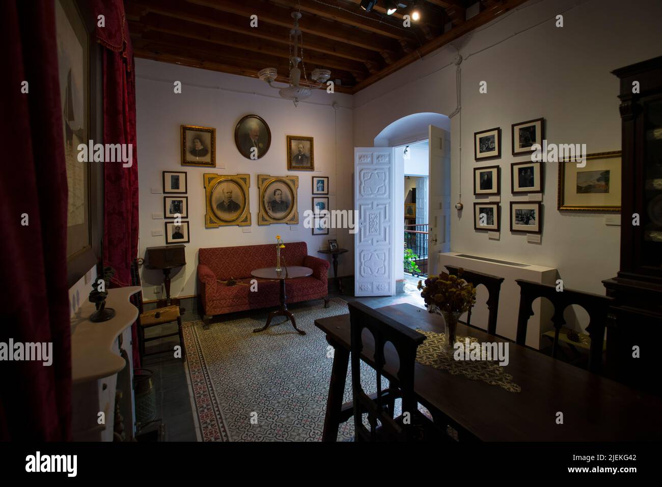 Zenobia und Juan Ramón Jiménez House Museum, Moguer Stockfoto
