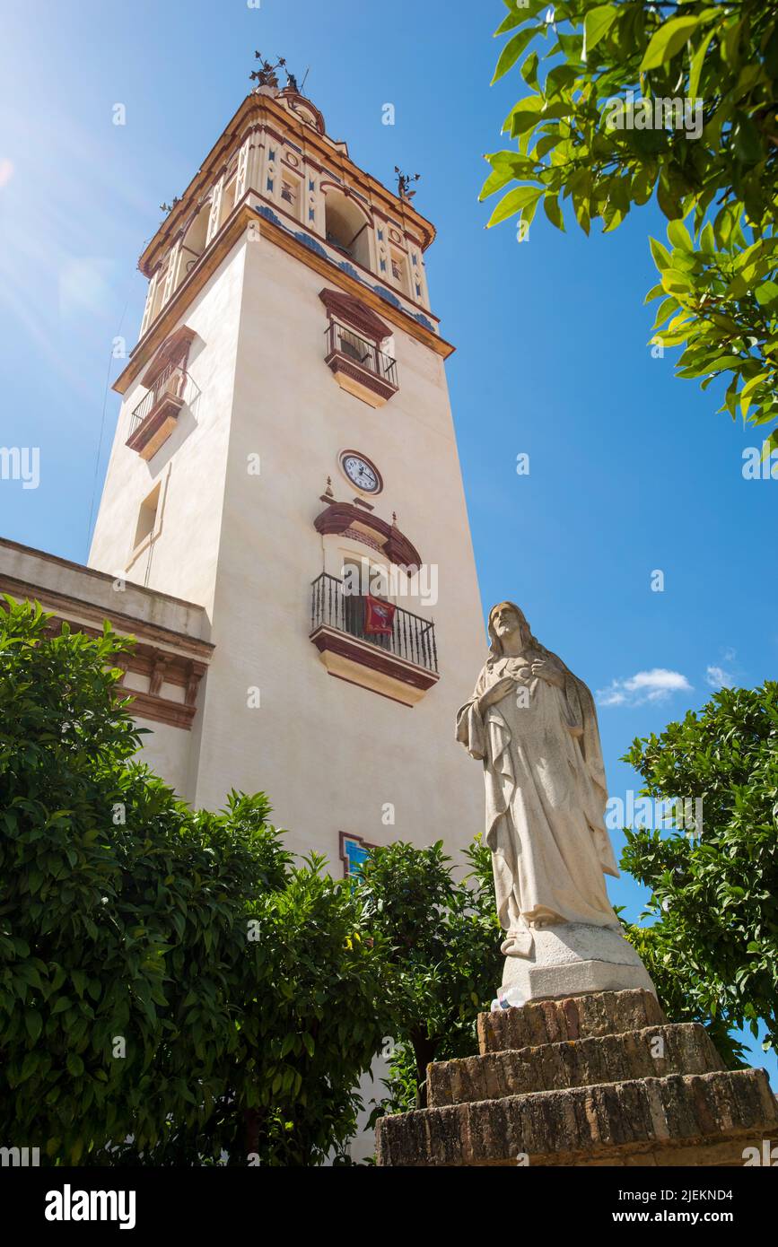 Kirche unserer Lieben Frau von Granada in Moguer, Huelva Stockfoto