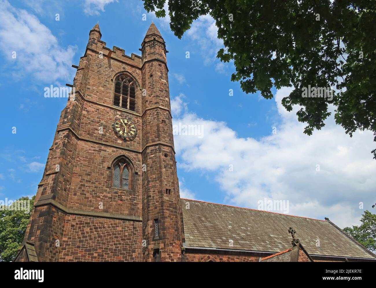 St. Thomas Anglican Church, Stockton Heath, Warrington, Chesthire, England, VEREINIGTES KÖNIGREICH, Stockfoto
